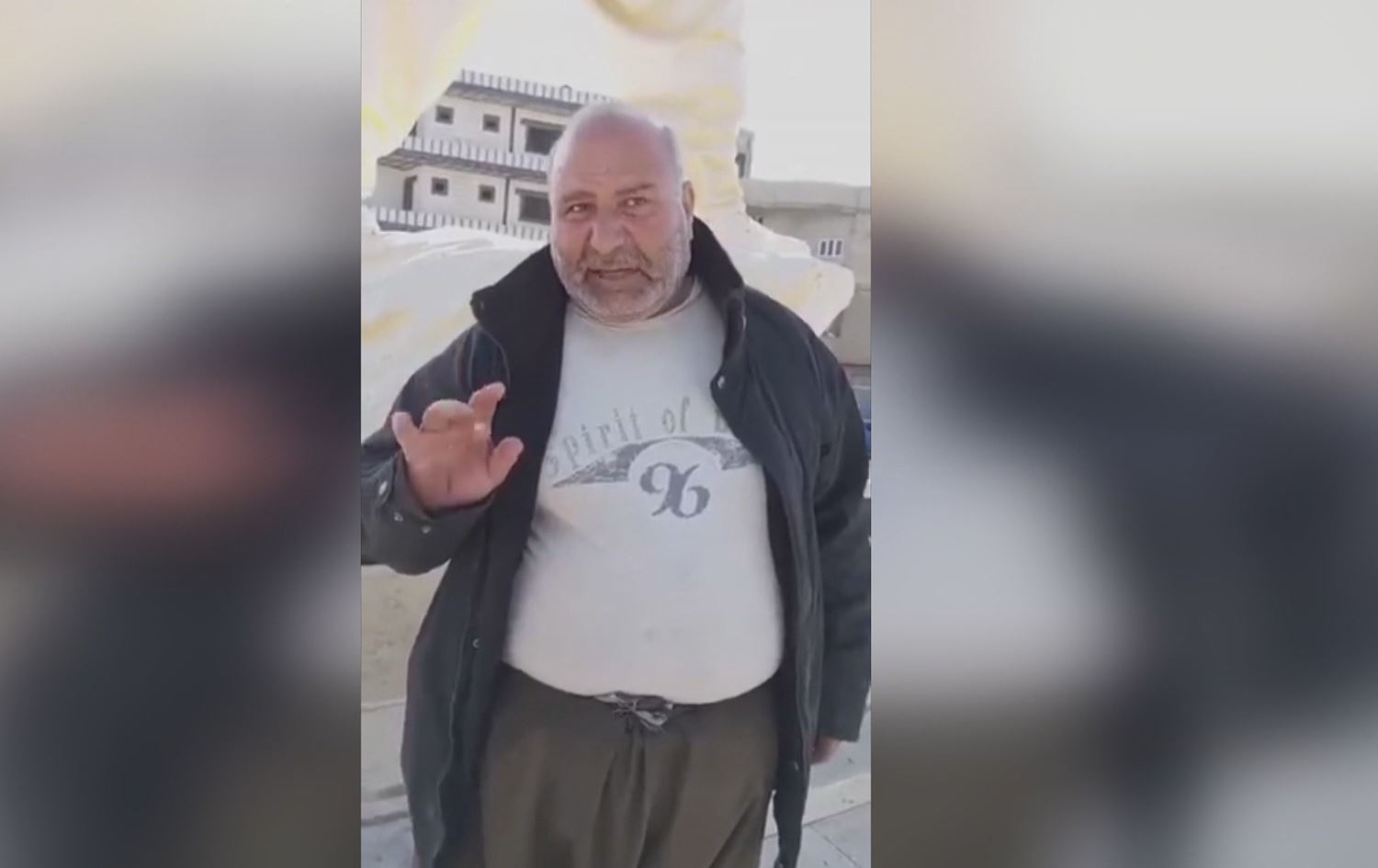 Mihemed Qewasê ji bajarê Kobaniyê / Wêne: Ji dîmenan