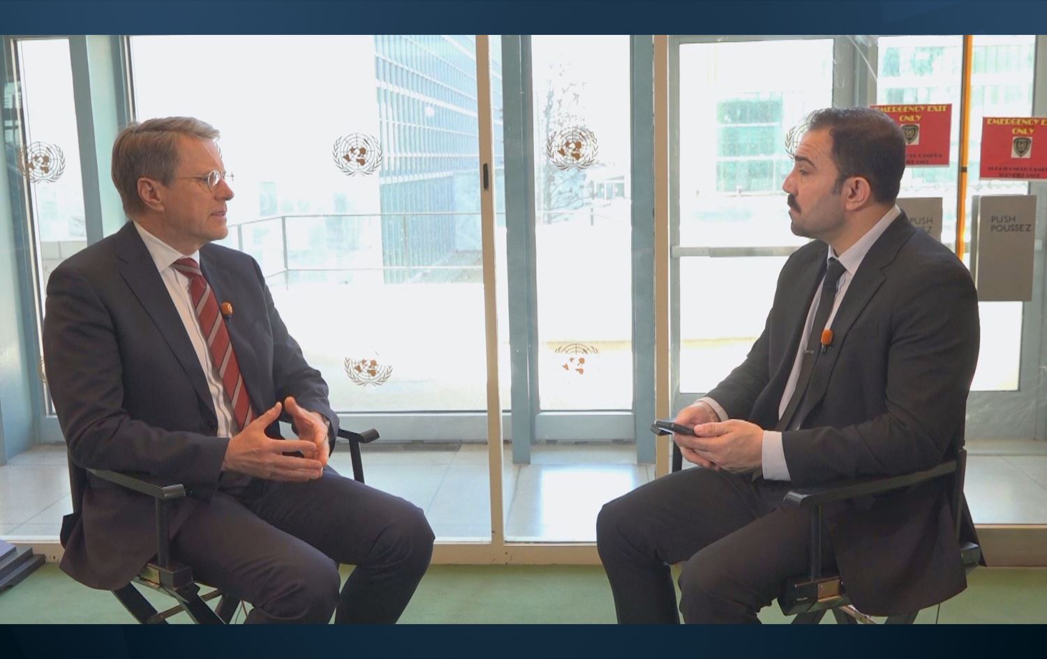 Samuel Zbogar û Sînan Tuncdemîr /Wêne: Rûdaw