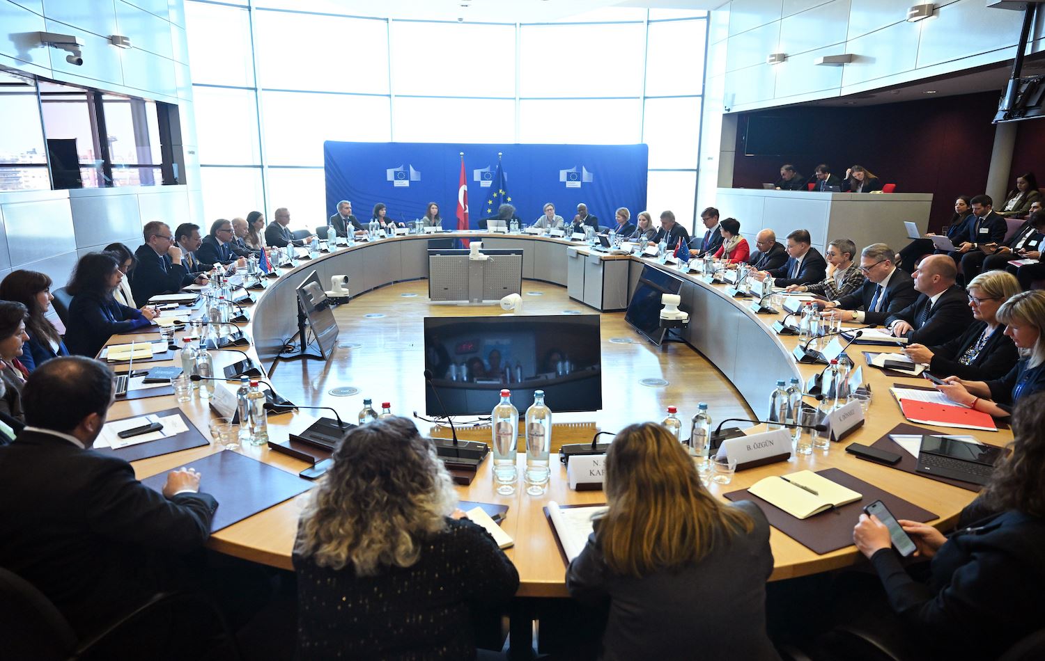 Avrupa Birliği ile yapılan toplantıdan bir kare / Fotoğraf: AA 