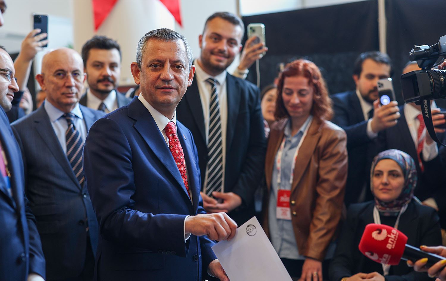 Serokê Giştî yê CHPê Ozgur Ozel\ Wêne: AA