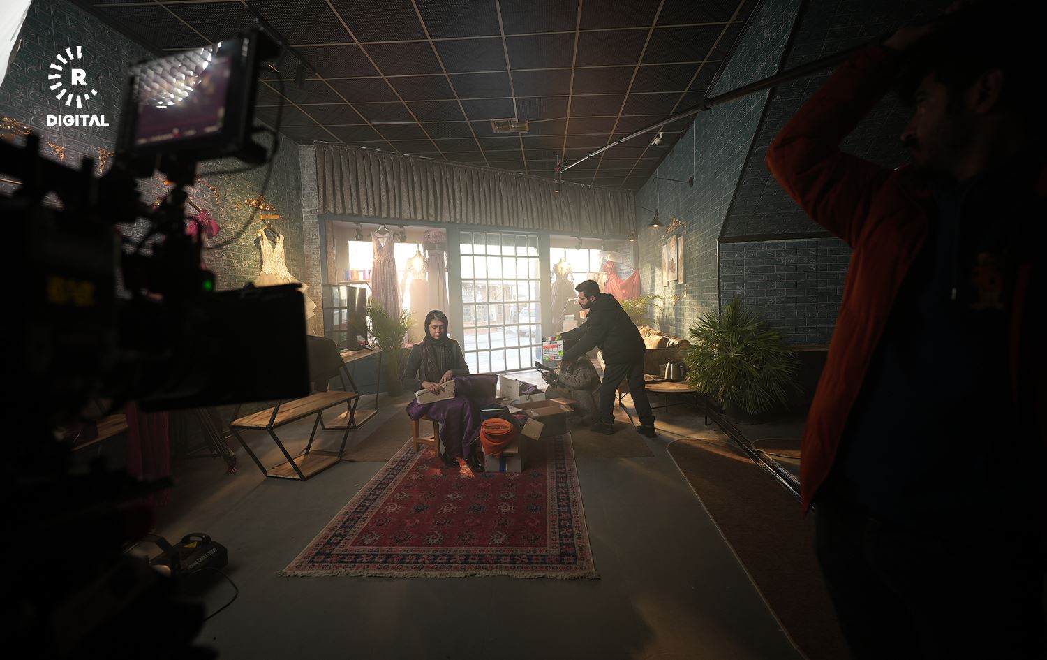 دیمەنێکی کاتی وێنەگرتنی فیلمی "نەدەم"