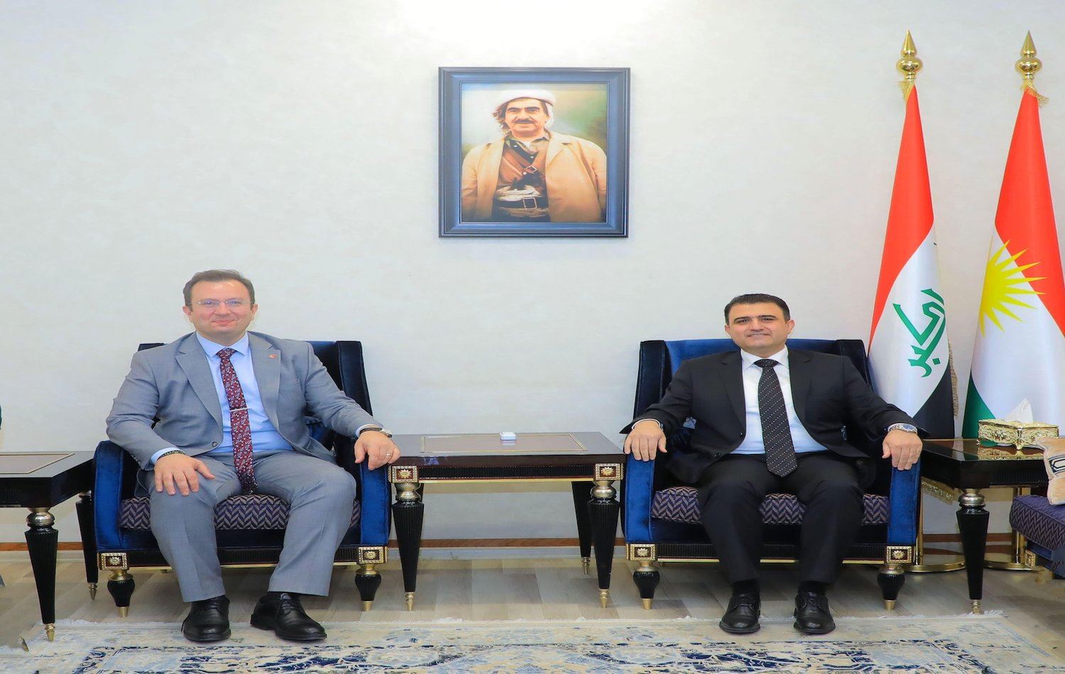 Başkonsolos Erman Topçu ile Ümid Sabah görüştü / Kaynak Erbil Başkonsolosluğu 