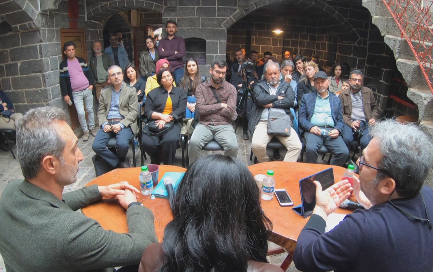 Panela Mehmet Dîcle û Serdar Şengul\ Wêne û vîdeo: Rûdaw