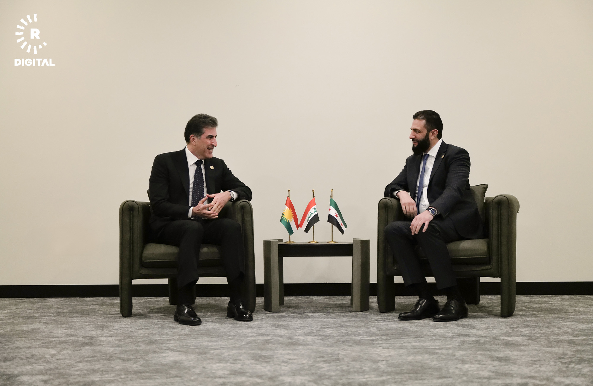 Neçirvan Barzani, Suriye Cumhurbaşkanı Şara ile görüştü