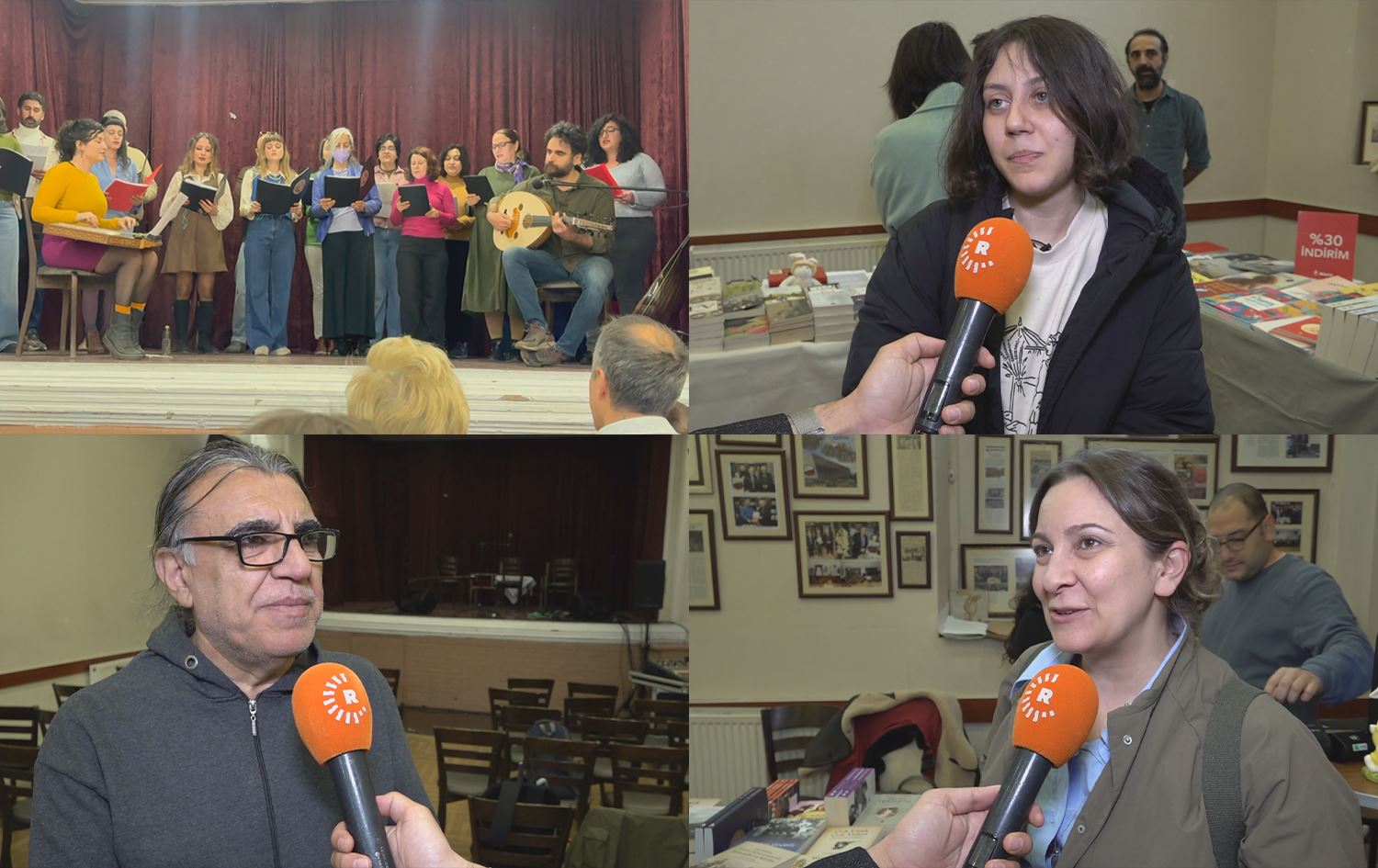 Beşdarên şahiyê /Wêne: Rûdaw Grafîk