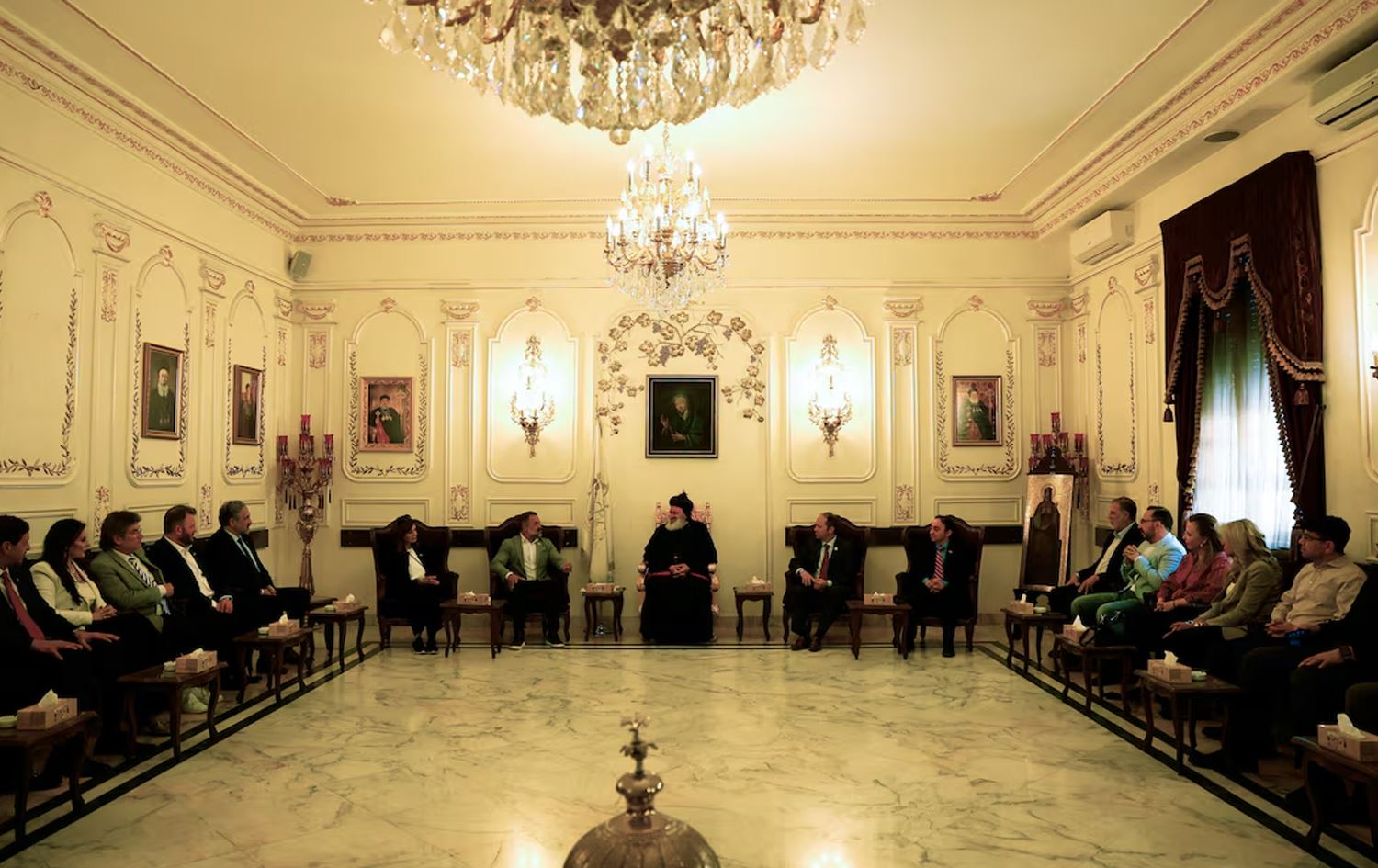 Dîmenê hevdîtinên endamên kongreyê\ Wêne: AFP