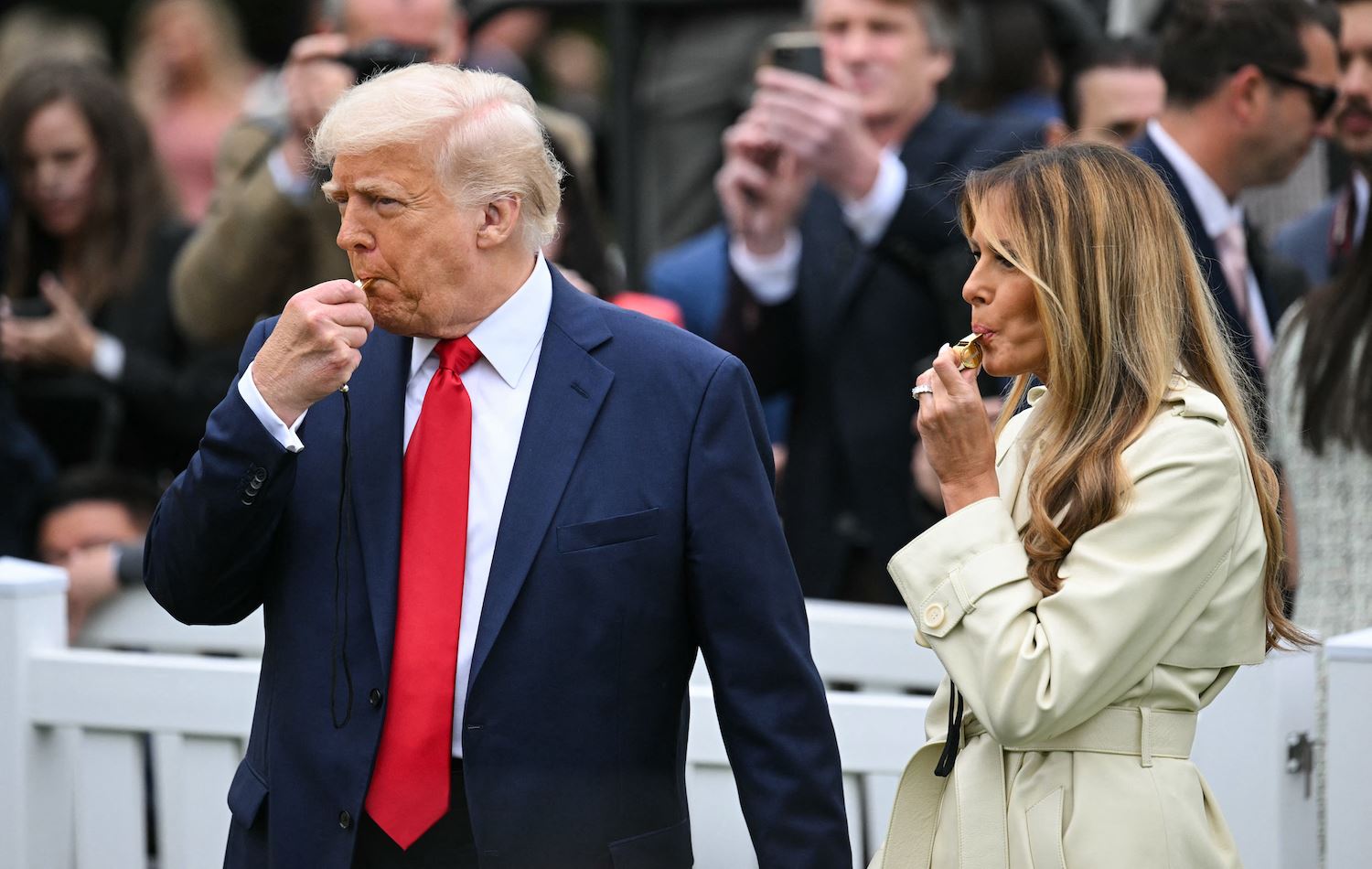 Donald Trump ve eşi Melania / Fotoğraf: AFP 
