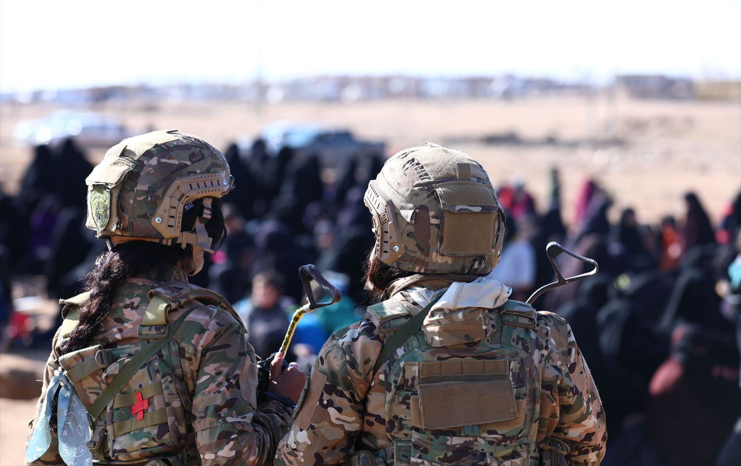 Şervanên jin ên li Kampa Holê / Wêne: HSD-Arşîv