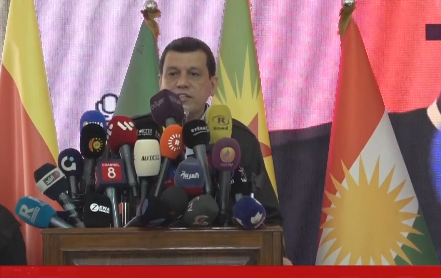  Fermandarê Giştî yê HSDyê Mazlûm Ebdî / Wêne: Ji dîmenan