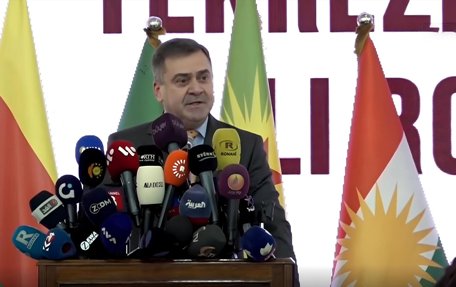 Nûnerê YNKyê Emîn Babe Şêx / Wêne: Ji dîmenan