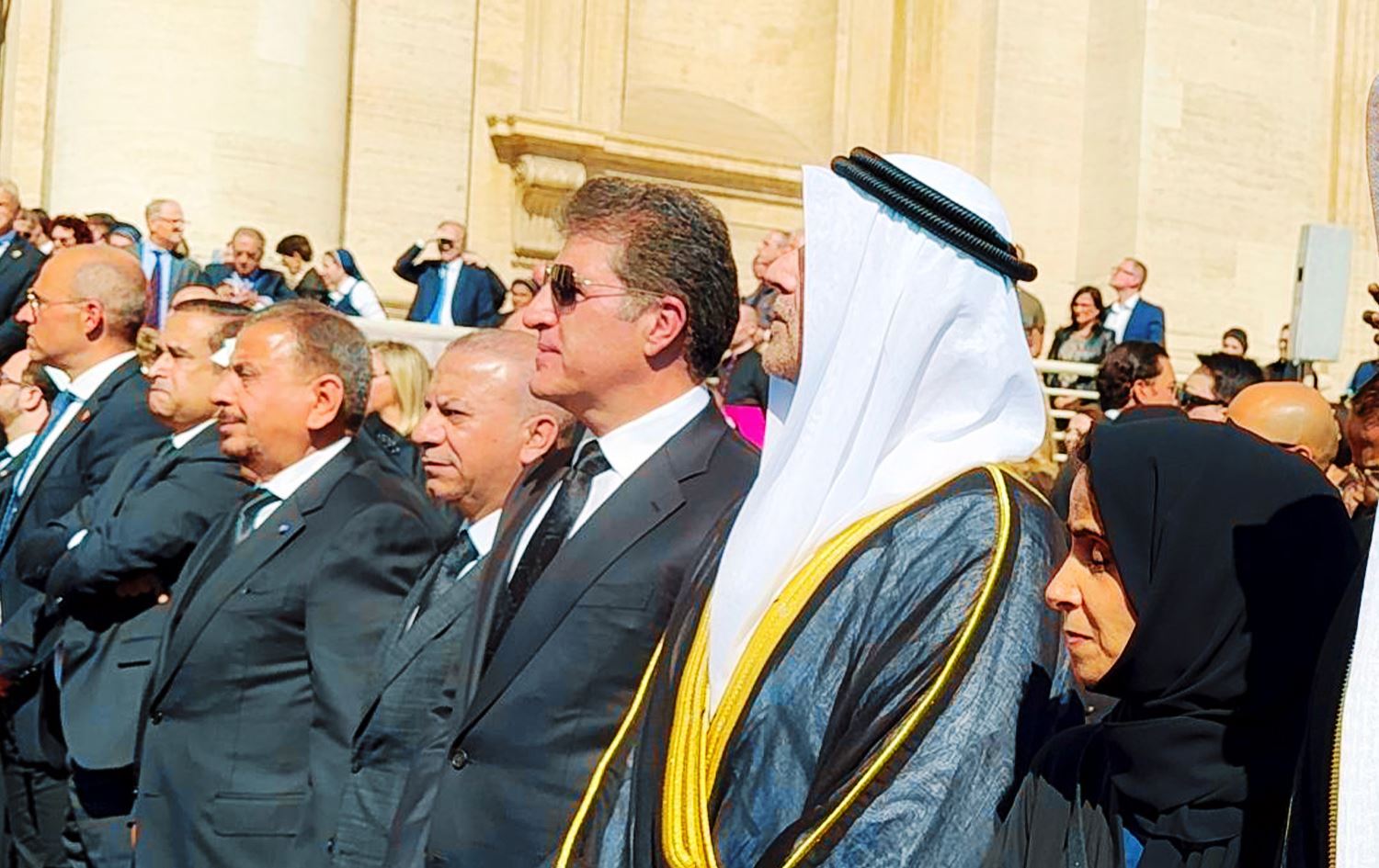 Foto: Başkan Neçirvan Barzani, Kürdistan Bölgesi ve Irak'ı temsilen Papa Francis’in cenaze törenine katıldı              