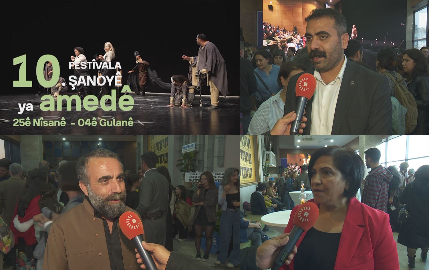 Dogan Hatun, Nazmî Karaman û Zeynep Yaş /Wêne: Rûdaw 