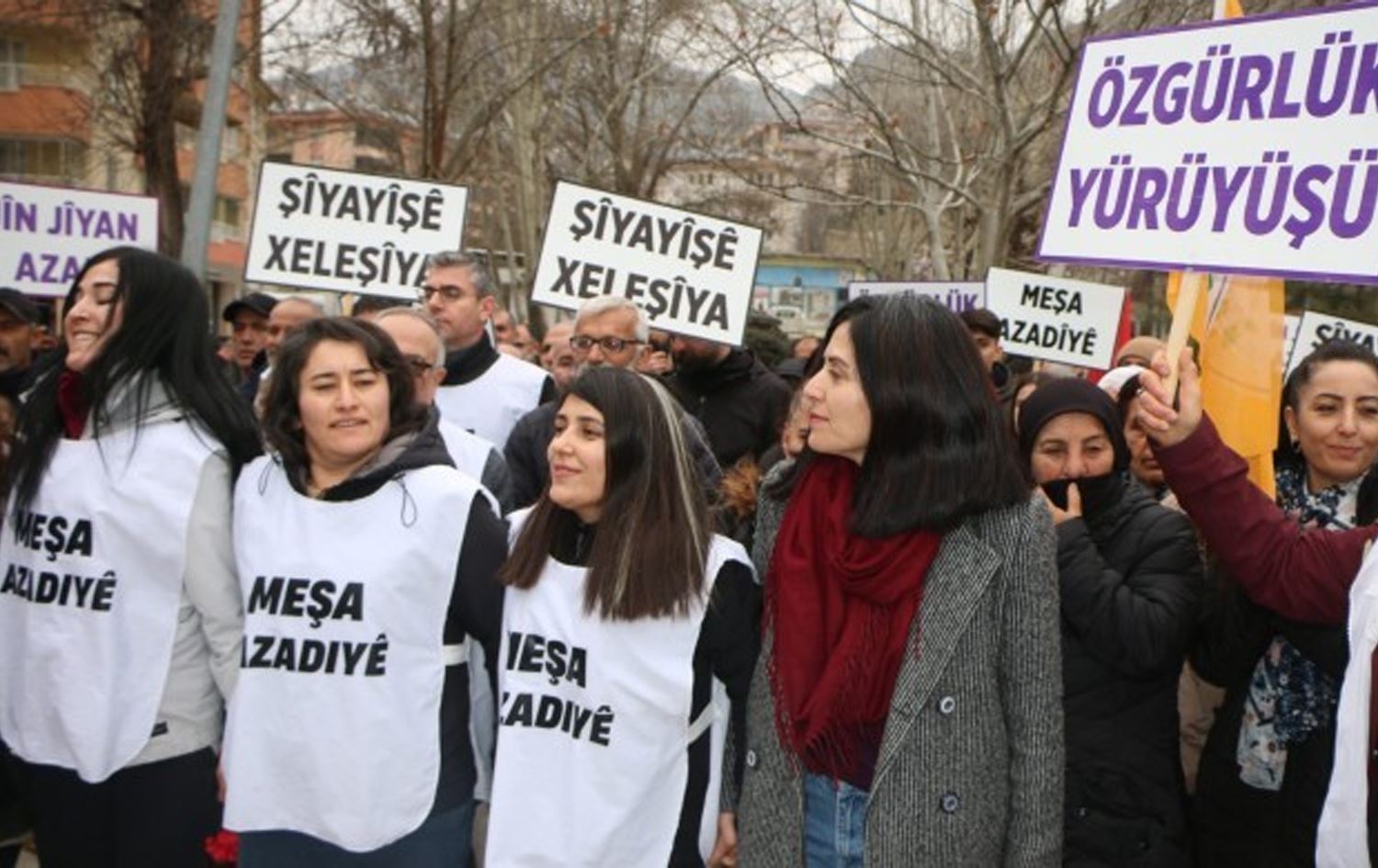 Beşdarên Meşa Azadiyê /Wêne: MA