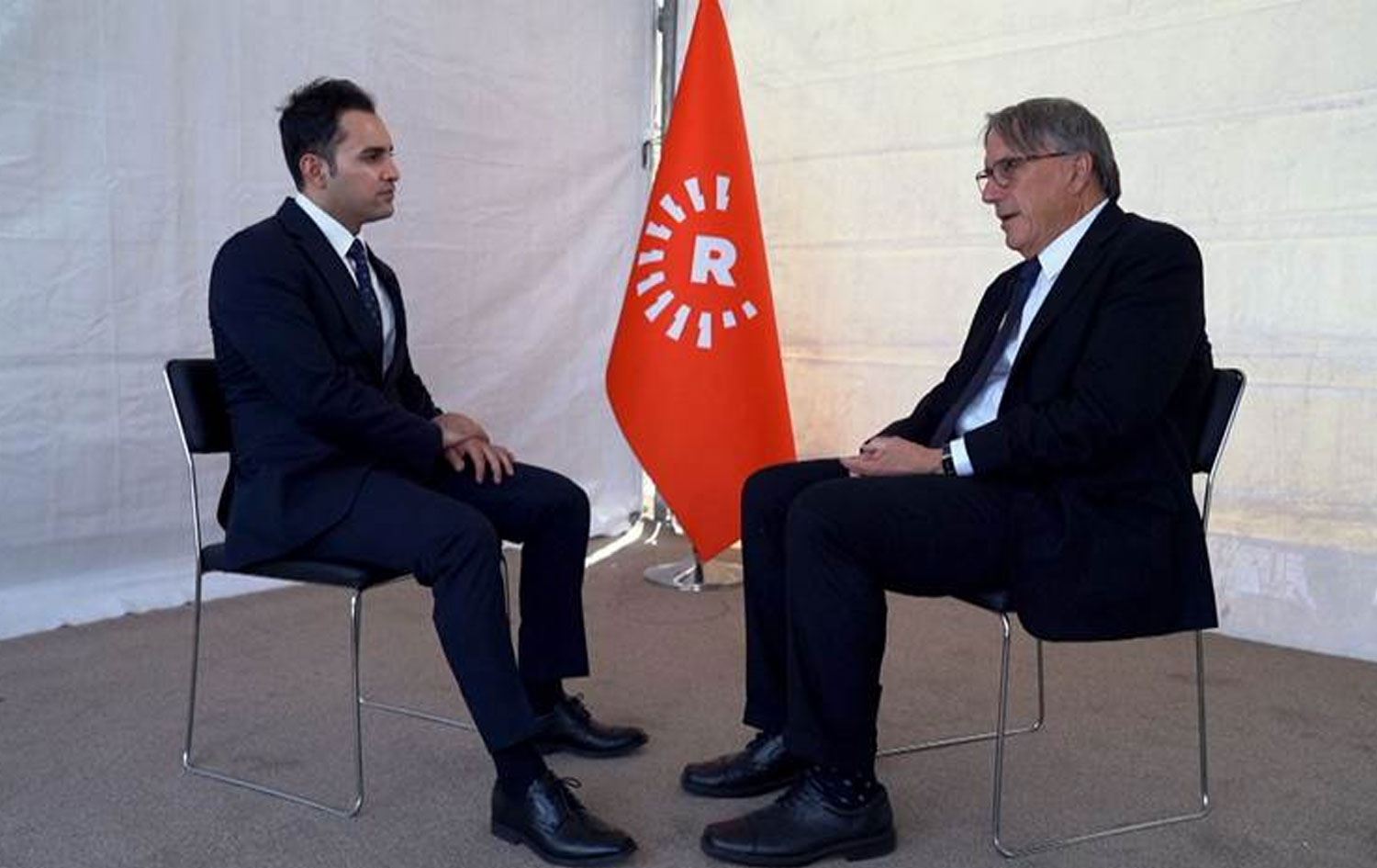 Niwêner Fatîh û Peter Galbraith / Wêne û Vîdeo: Rûdaw