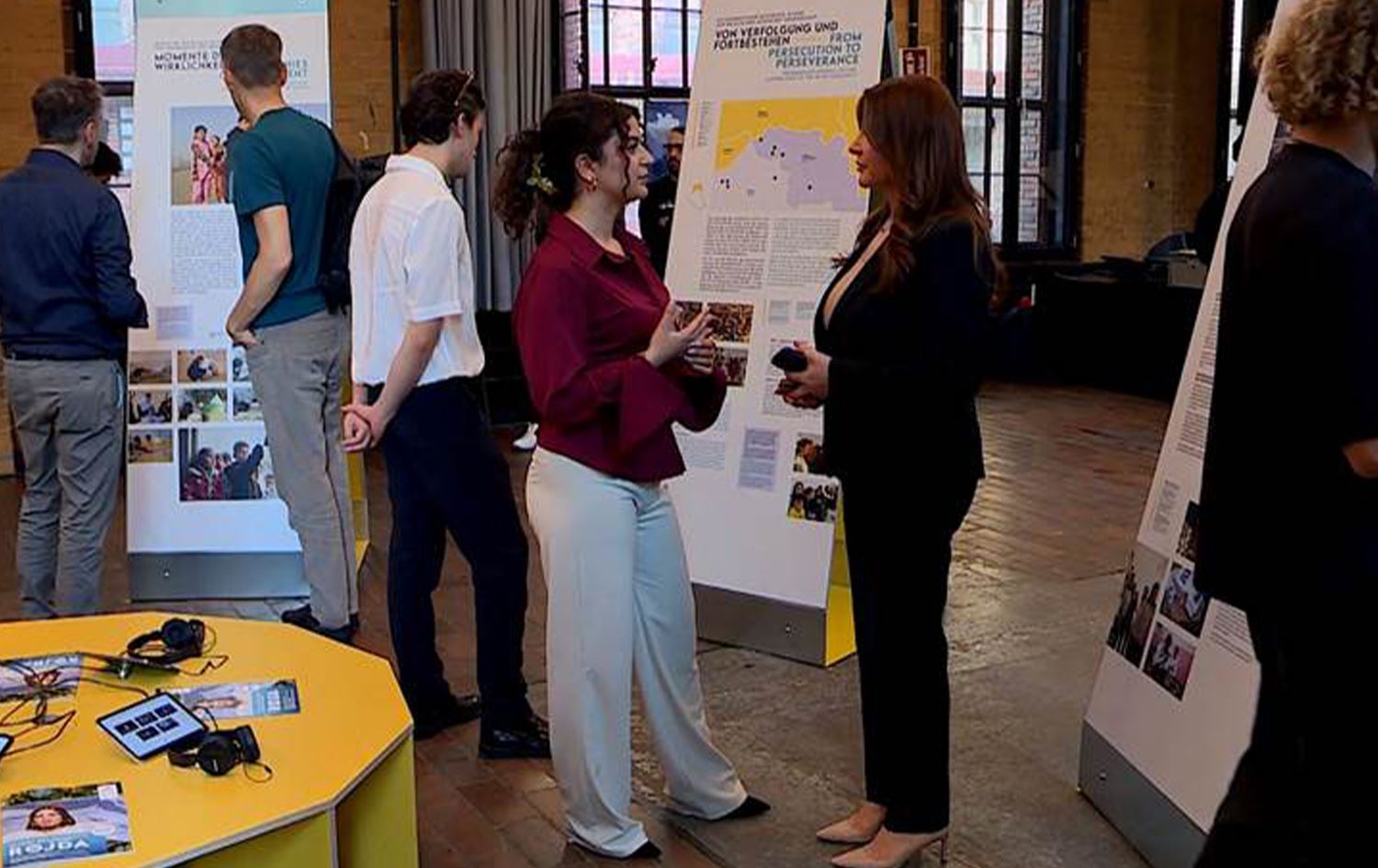 Foto: Almanya'da açılan "Rojda" sergisi/Rûdaw