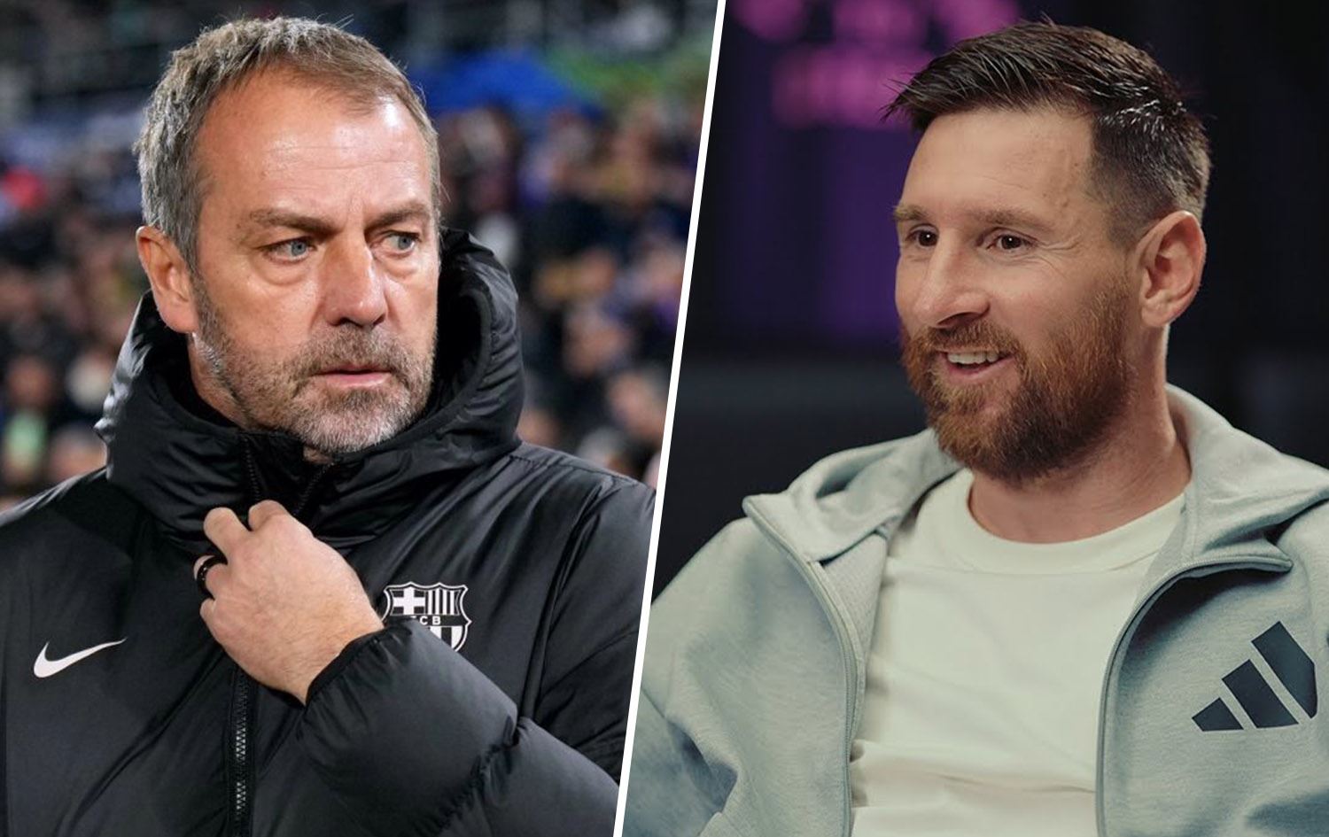 لیۆنێل میسی و هانزی فلیک