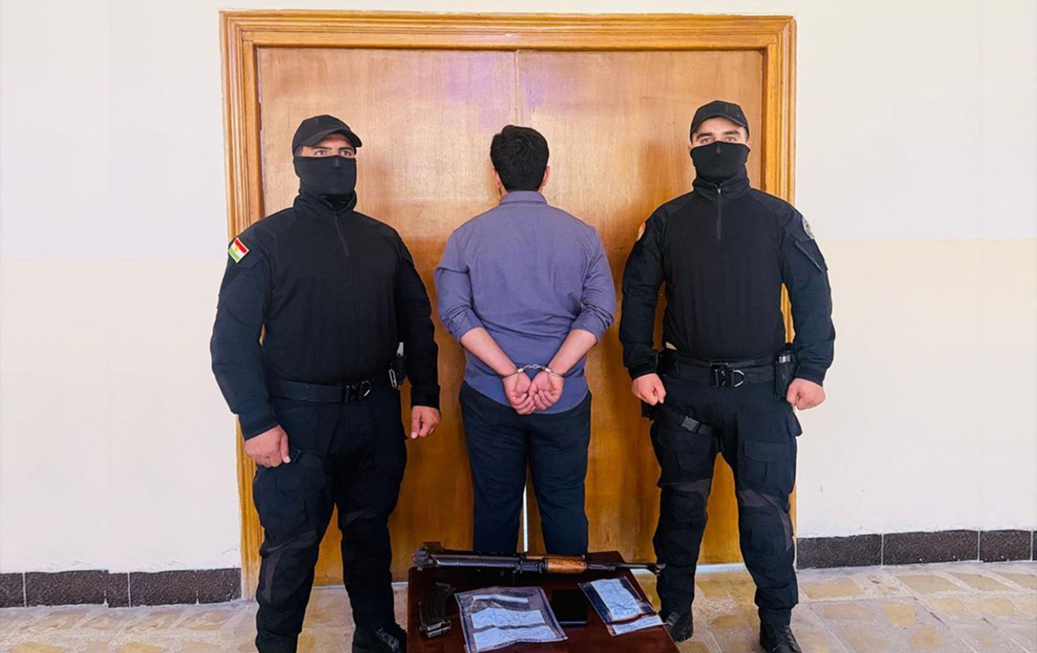 Dema desteserkirina tawanbar/Wêne: Polîsê Hewlêr