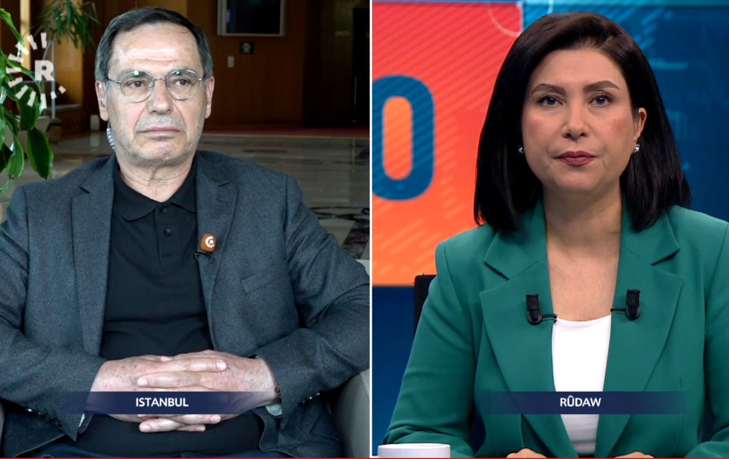 Huseyîn Olan û Hêvîdar Zana\ Wêne û vîdeo: Rûdaw