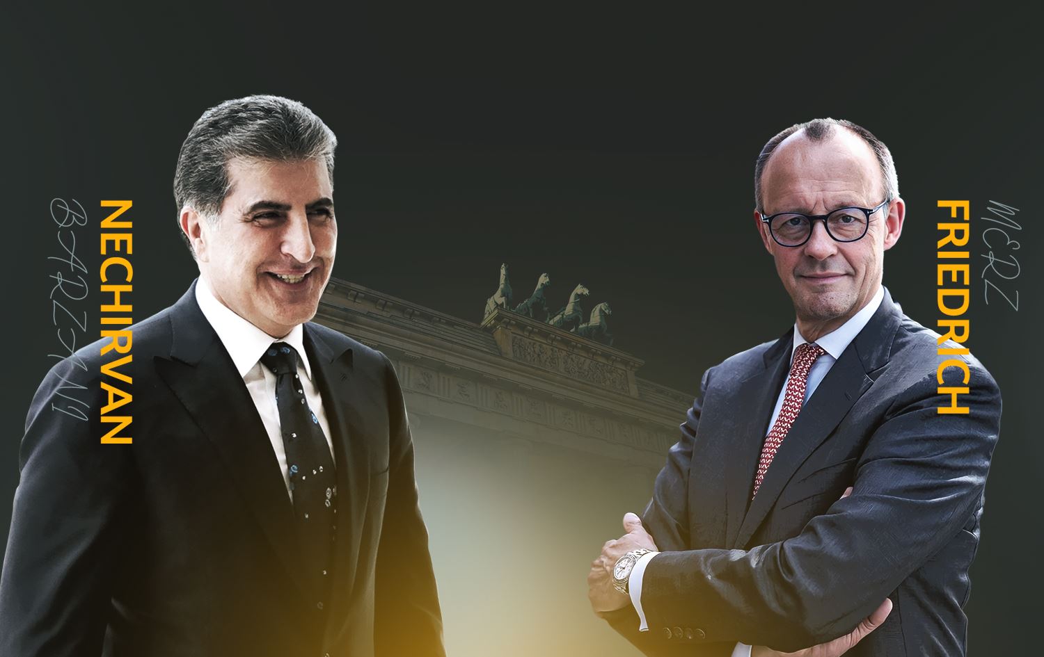 Başkan Neçirvan Barzani ve Almanya Başbakanı Friedrich Merz