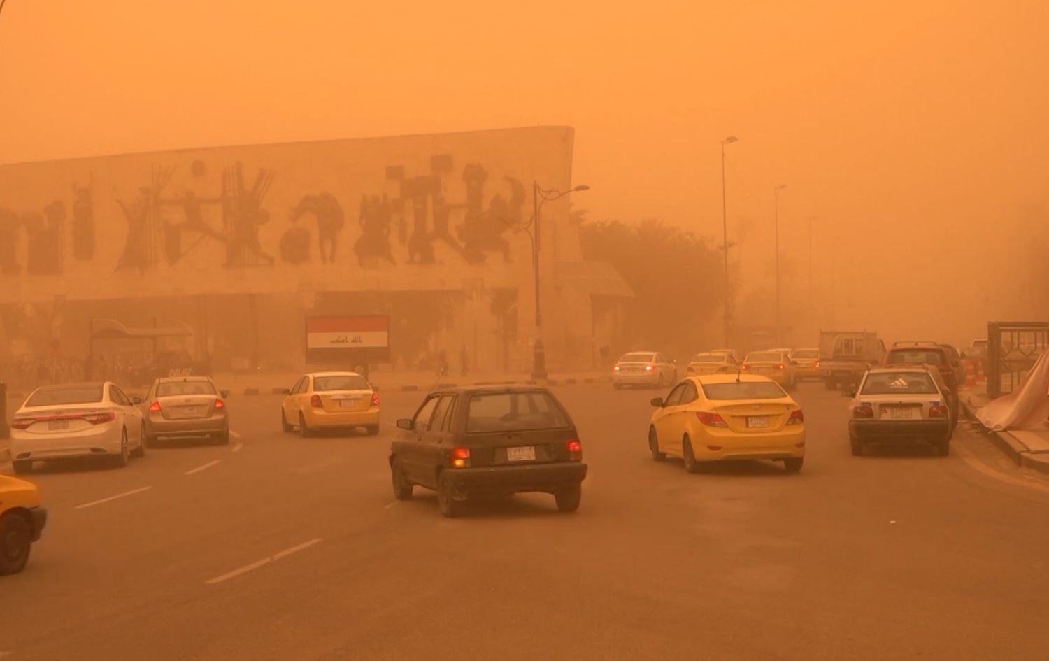 تسجيل خمس عواصف ترابية كثيفة خلال شهر في العراق