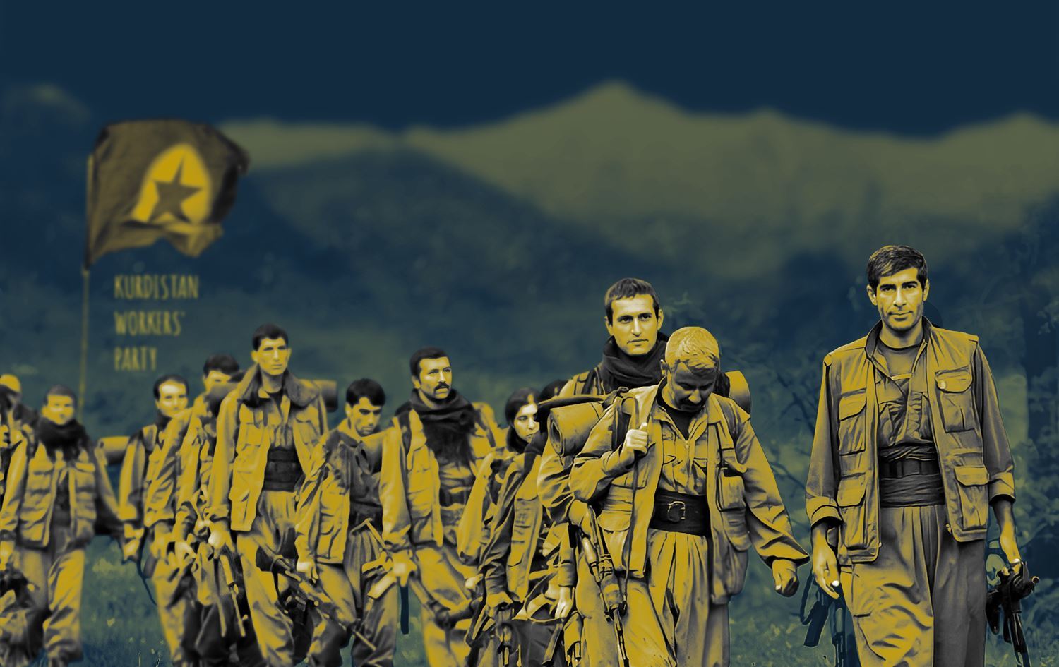 Refekî gerîlayan / Wêne: Rûdaw Grafîk