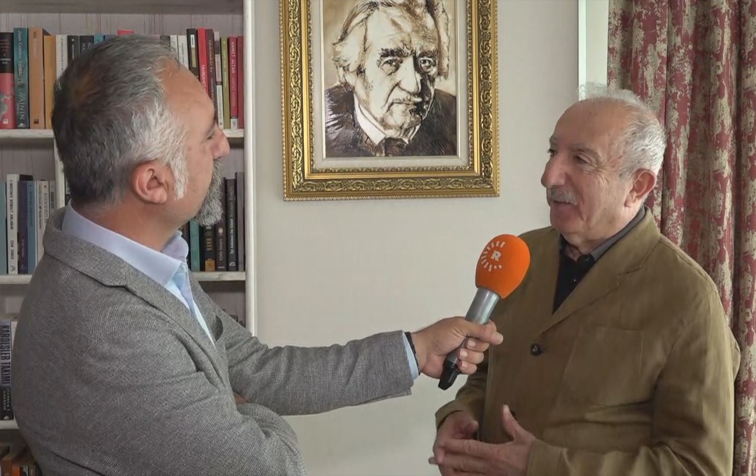 Rawîn Stêrk û Orhan Mîroglu /Wêne: Rûdaw