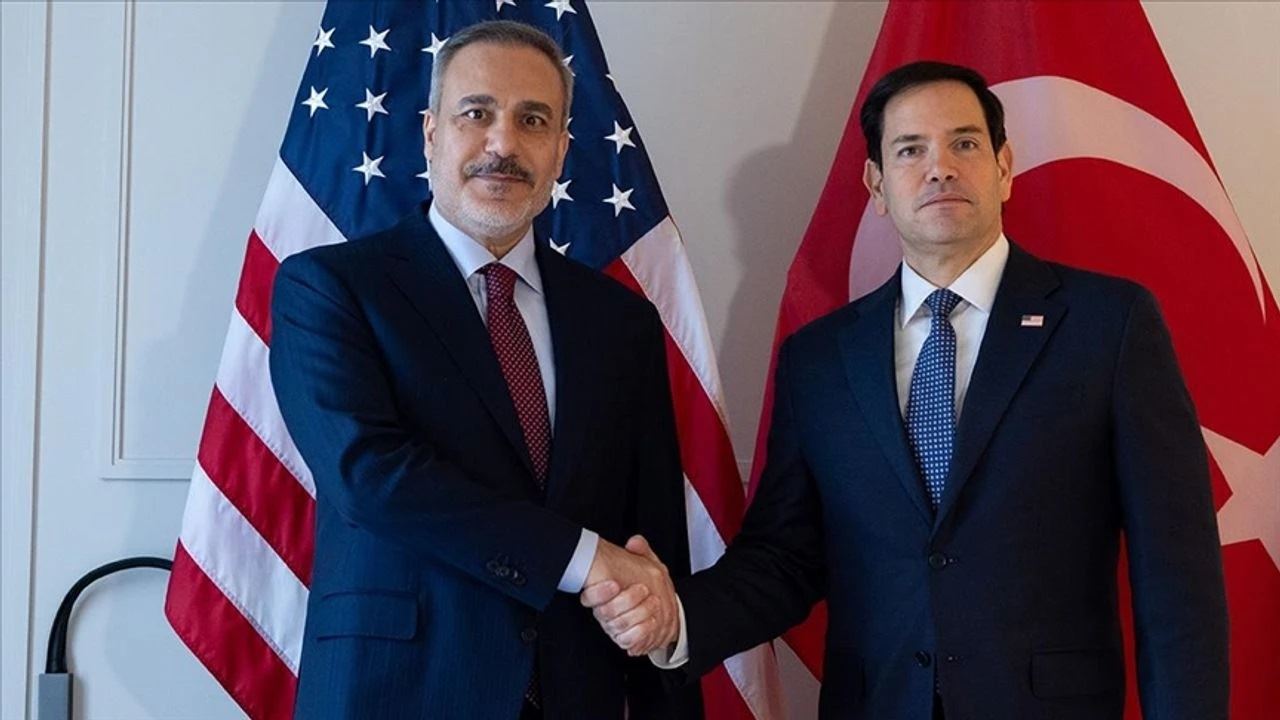 Türkiye Dışişleri Bakanı Hakan Fidan ve ABD Dışişleri Bakanı Marco Rubio