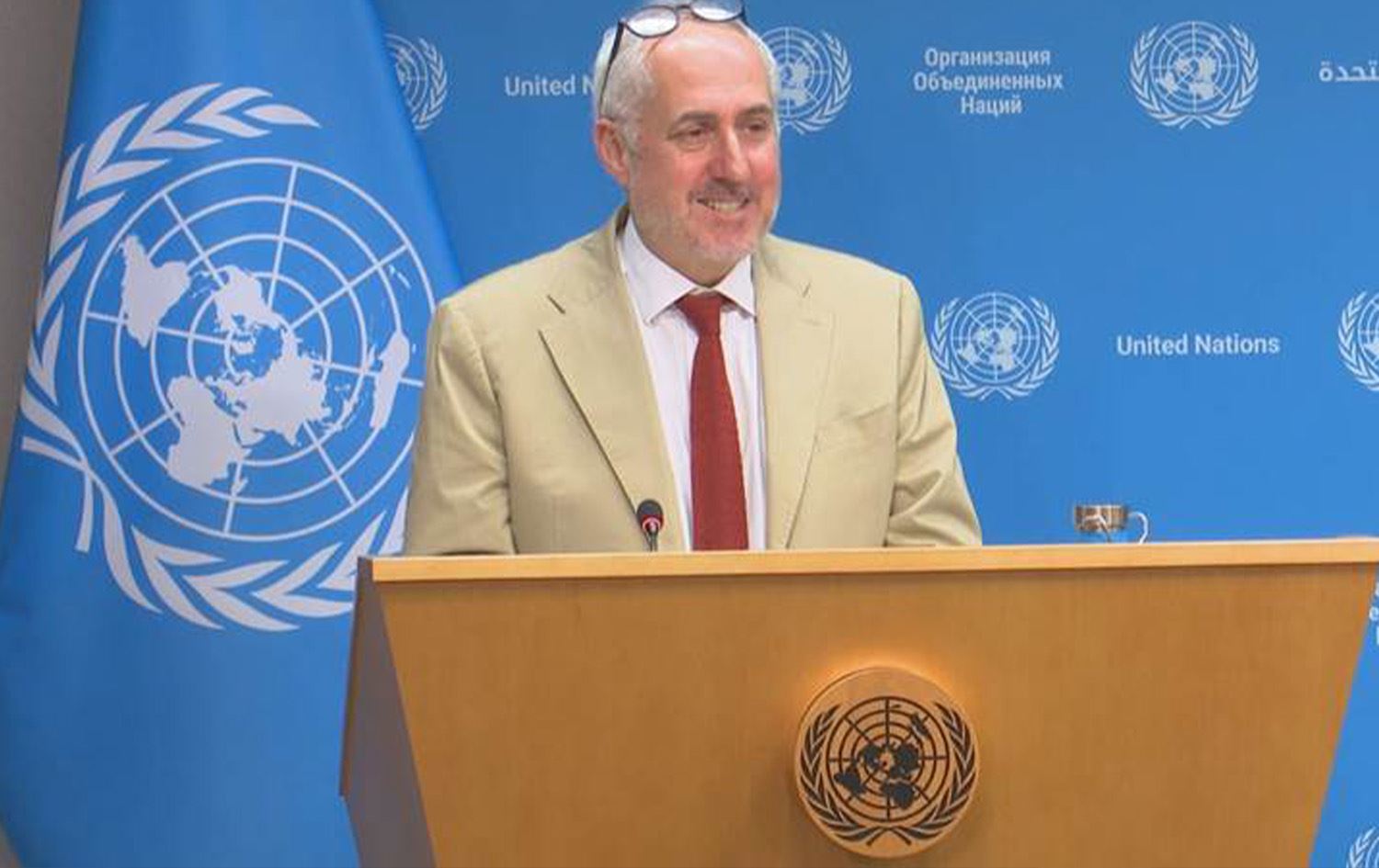 Foto: BM Genel Sekreteri Antonio Guterres’in sözcüsü Stephane Dujarric