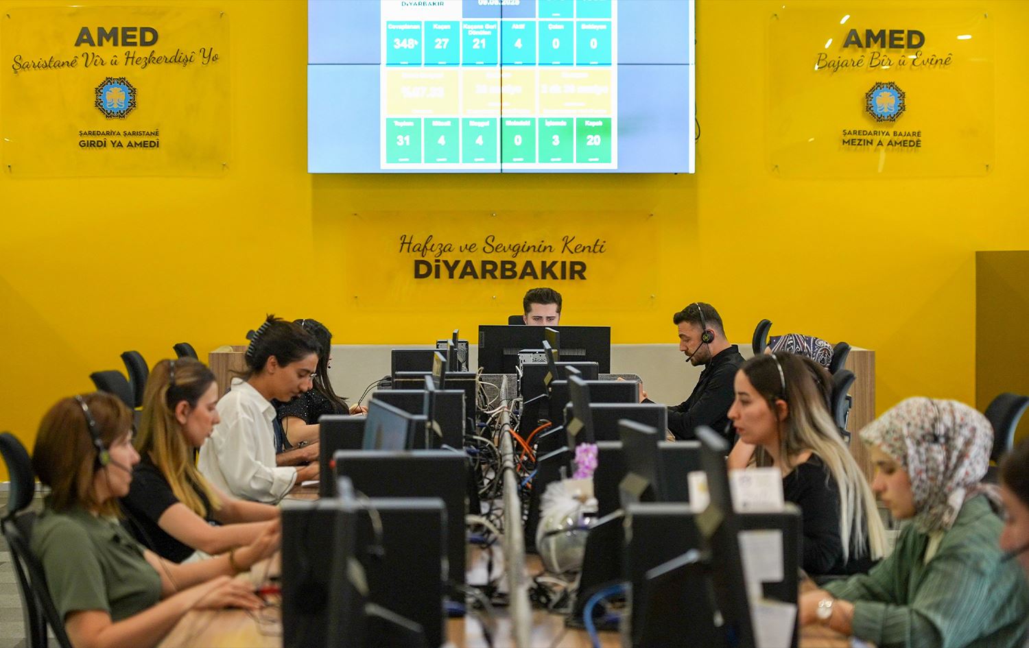 Navenda Bangê ya Şaredariya Amedê /Wêne: Şaredariya Amedê