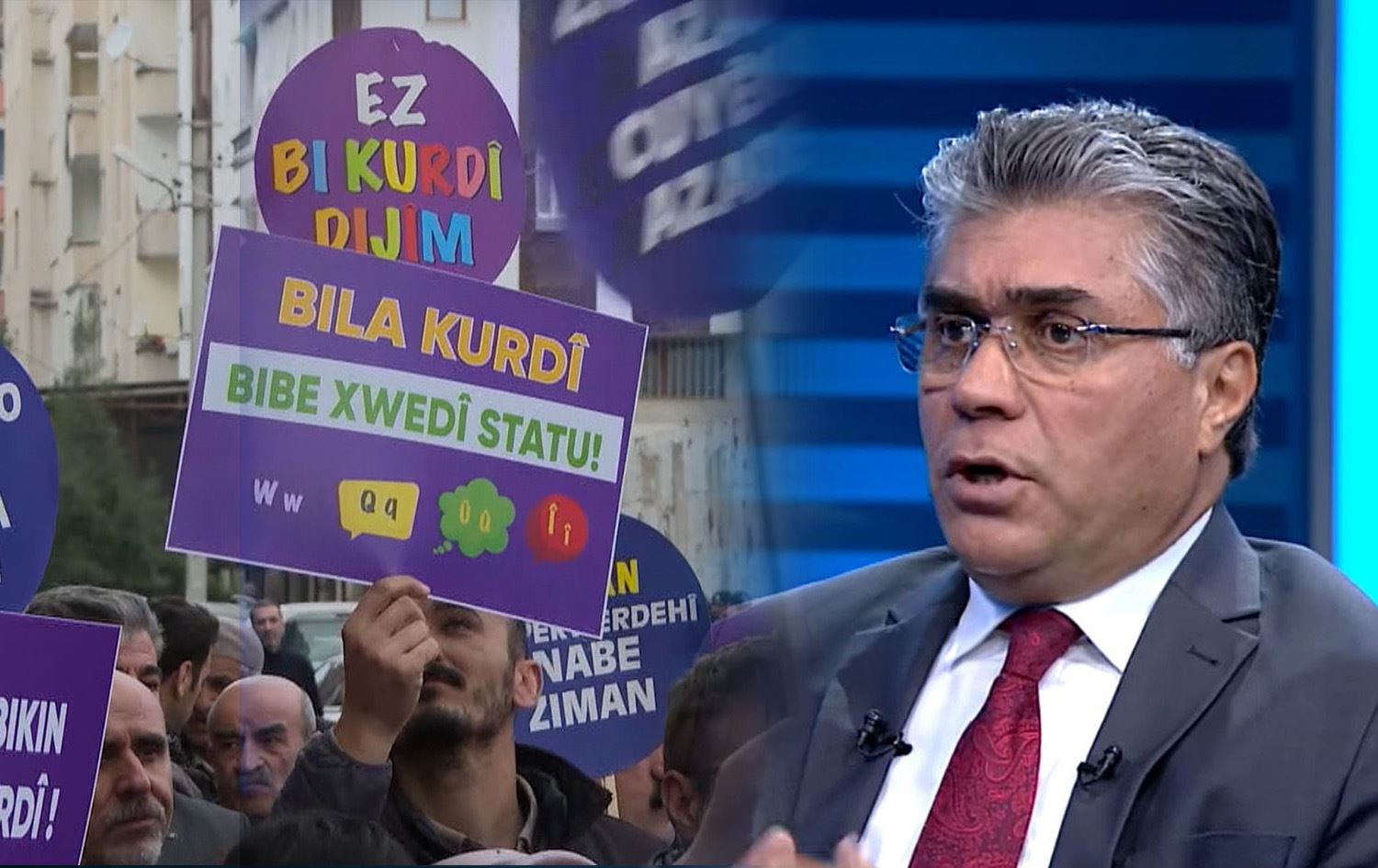 Serokê Giştî yê PWKyê Mustafa Ozçelîk / Wêne: Rûdaw Grafîk