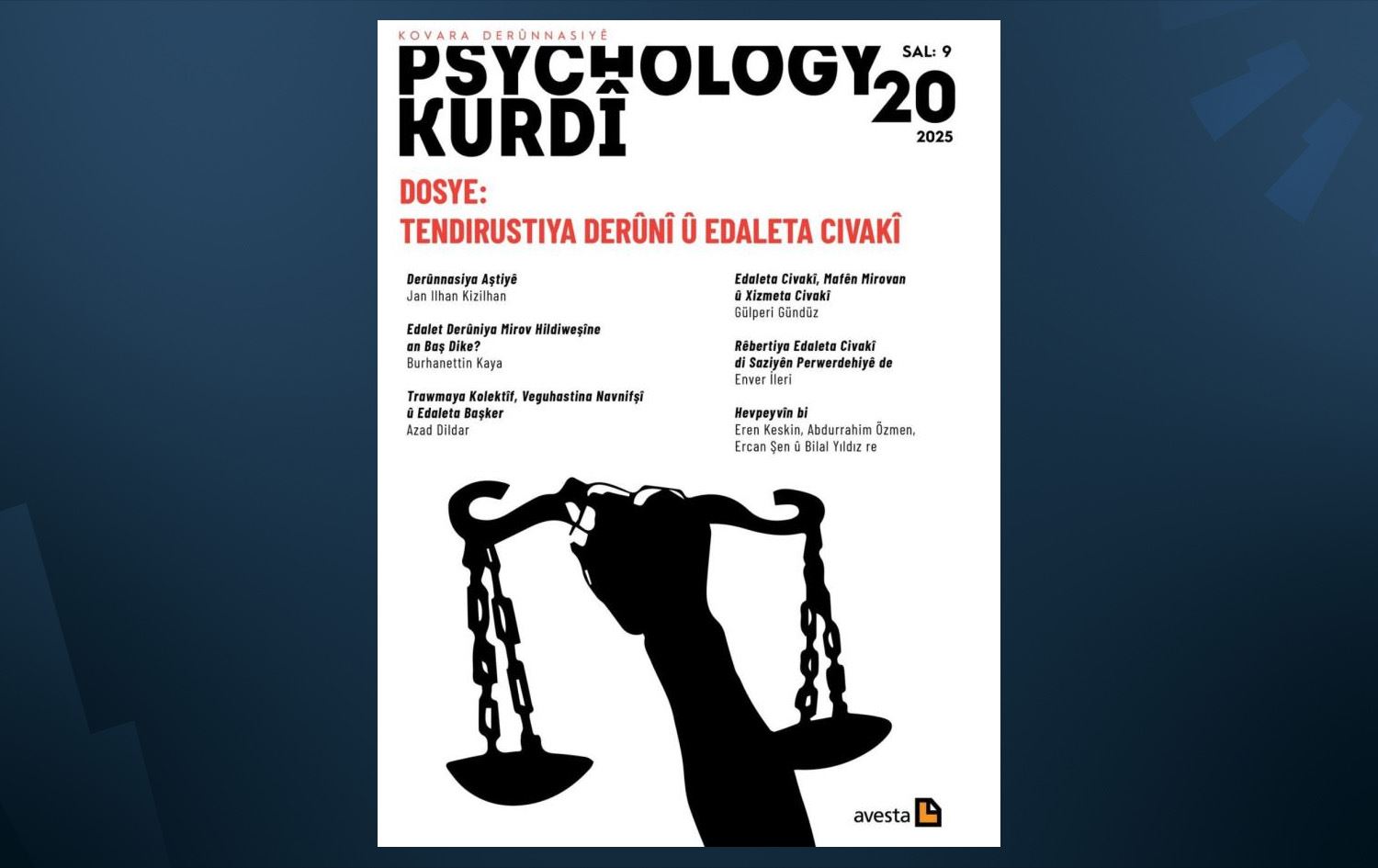 Hejmara 20an a Kovara Derûnnasiyê Psychology Kurdî