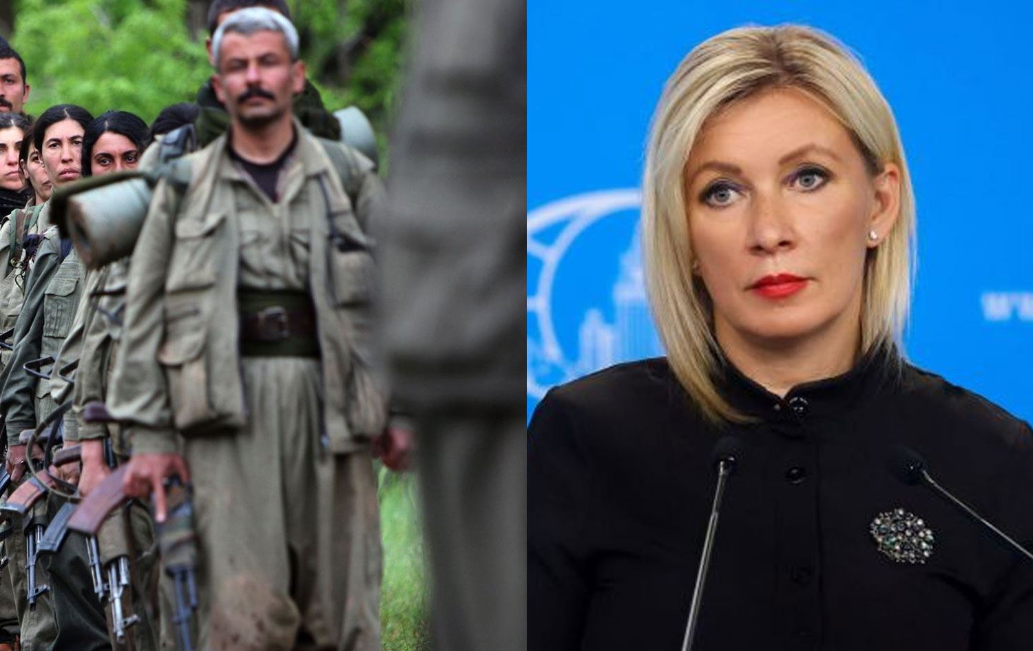 Gerîla û Maria Zakharova / Wêne: Rûdaw Grafîk