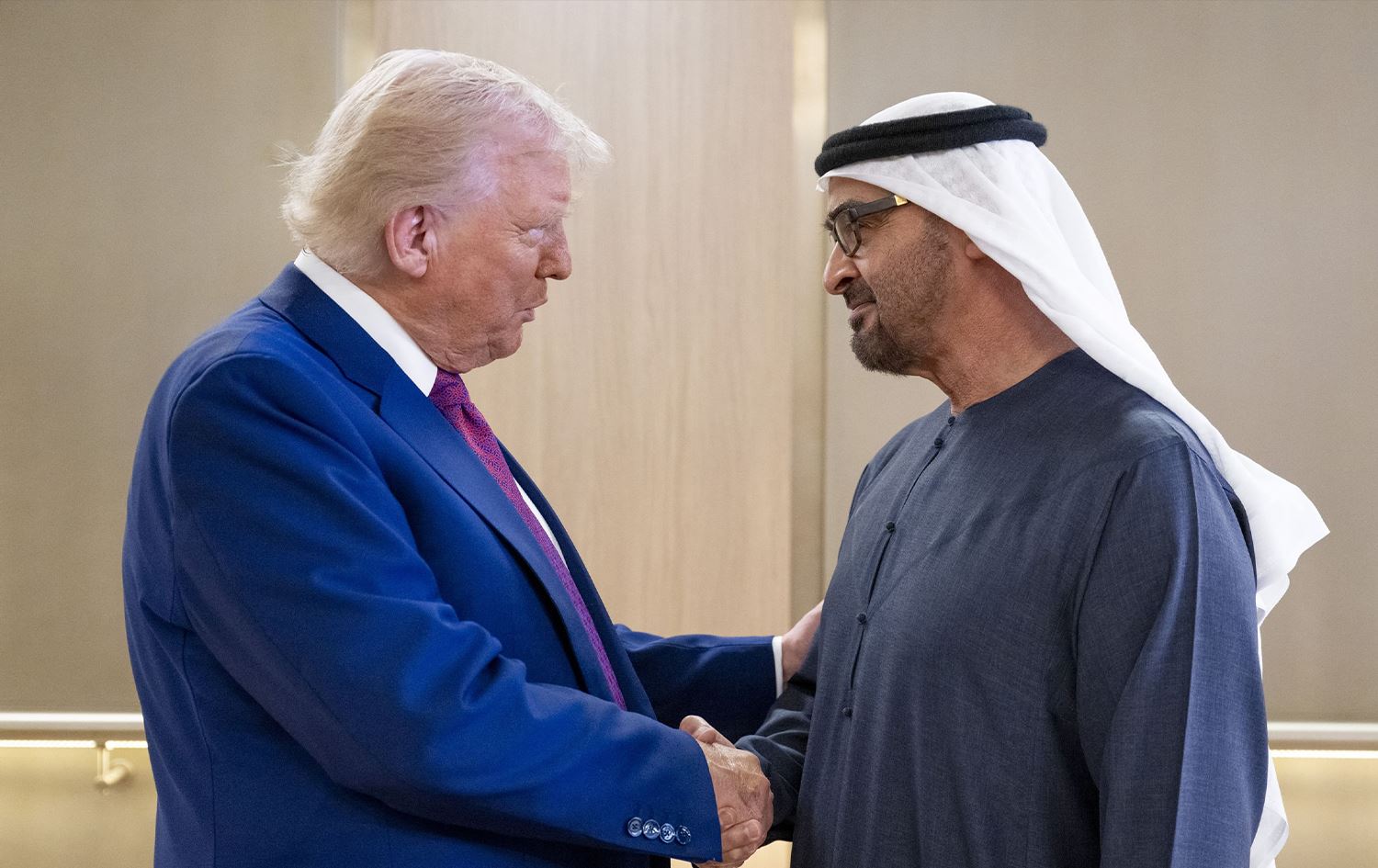Donald Trump û Şêx Mihemed Bîn Zayed al Nahyan\ Wêne: AA