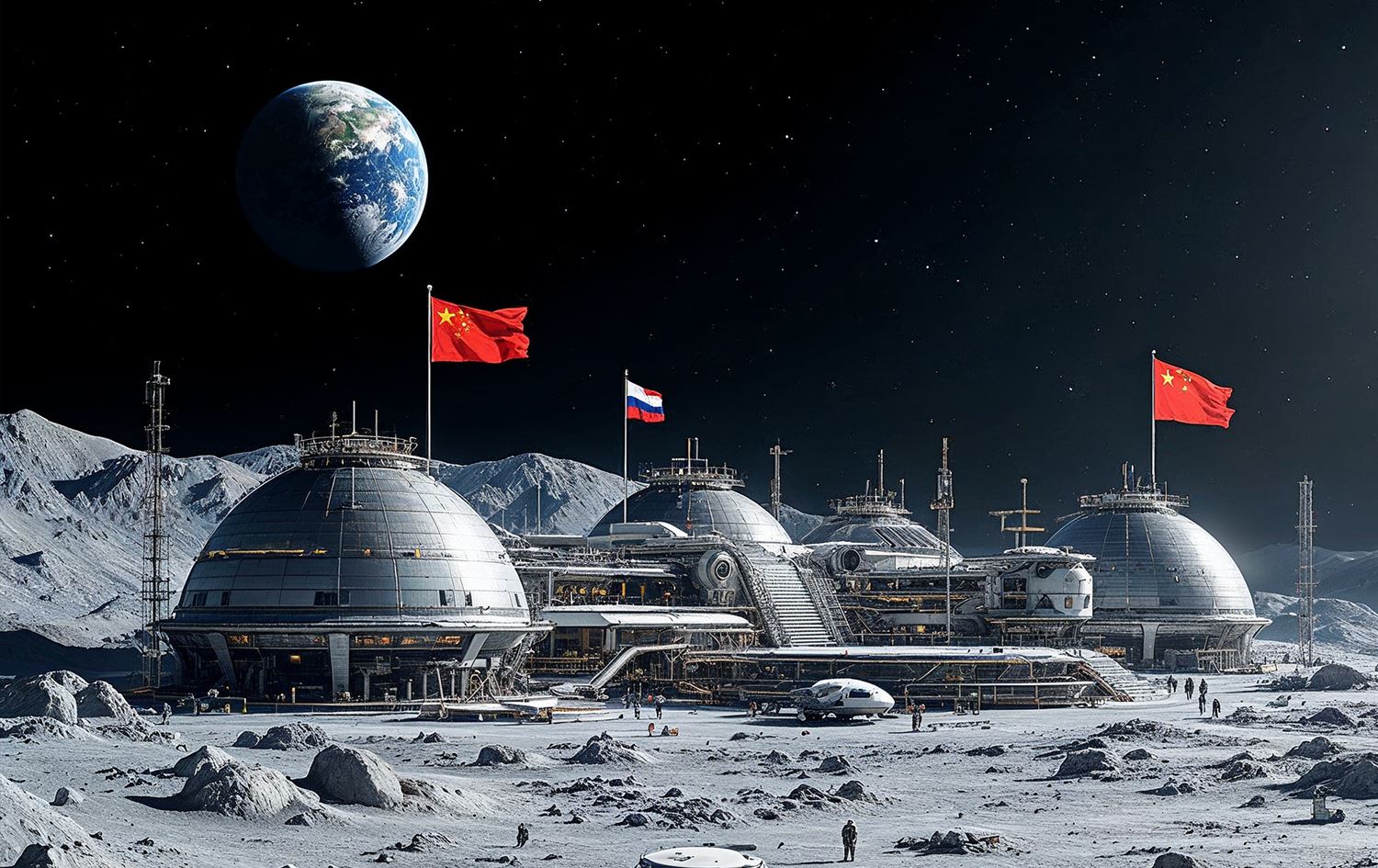 رووسیا و چین بە نیازن وێستگەی ئەتۆمی لەسەر مانگ دروست بکەن