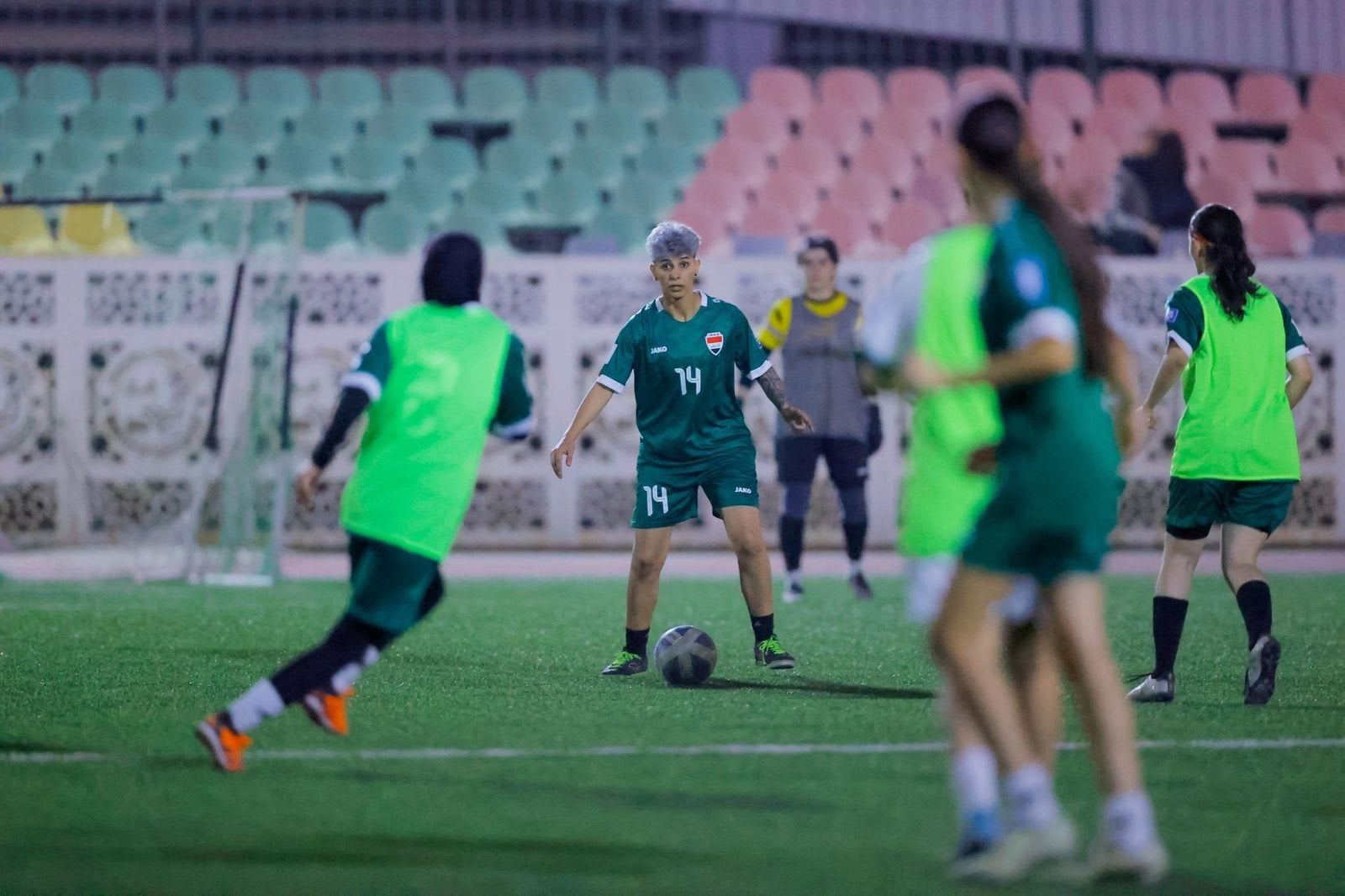 هەڵبژاردەی خانمانی عێراق ئامادەکاری بۆ جامی ئاسیا دەکات