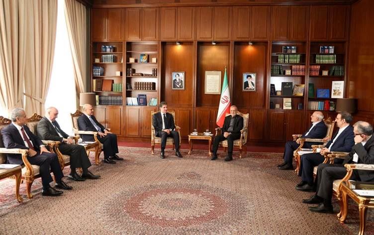 Nêçîrvan Barzanî û Mesûd Pizîşkiyan\ Wêne: Serokatiya Herêma Kurdistanê