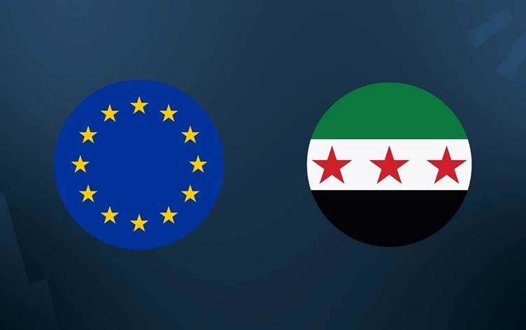 Alayên Yekîtiya Ewropayê û Sûriyeyê Wêne: Rûdaw Grafîk