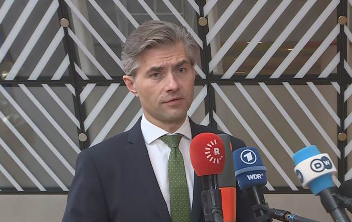 Wezîrê Karên Derve yê Lîtvanyayê Kestutis Budrys / Wêne: Rûdaw