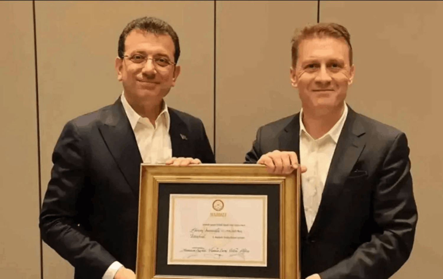 Ekrem İmamoğlu ve Ertan Yıldız