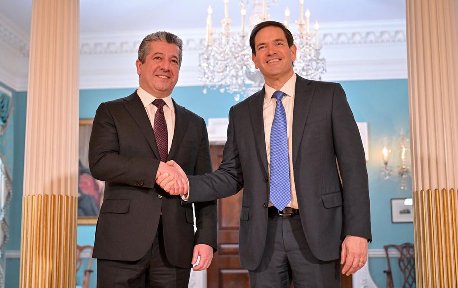 وەزارەتی دەرەوەی ئەمریکا: روبیۆ پاڵپشتیی ئەمریکای بۆ هەرێمی کوردستانێکی بەهێز و خۆڕاگر دووپات کردەوە