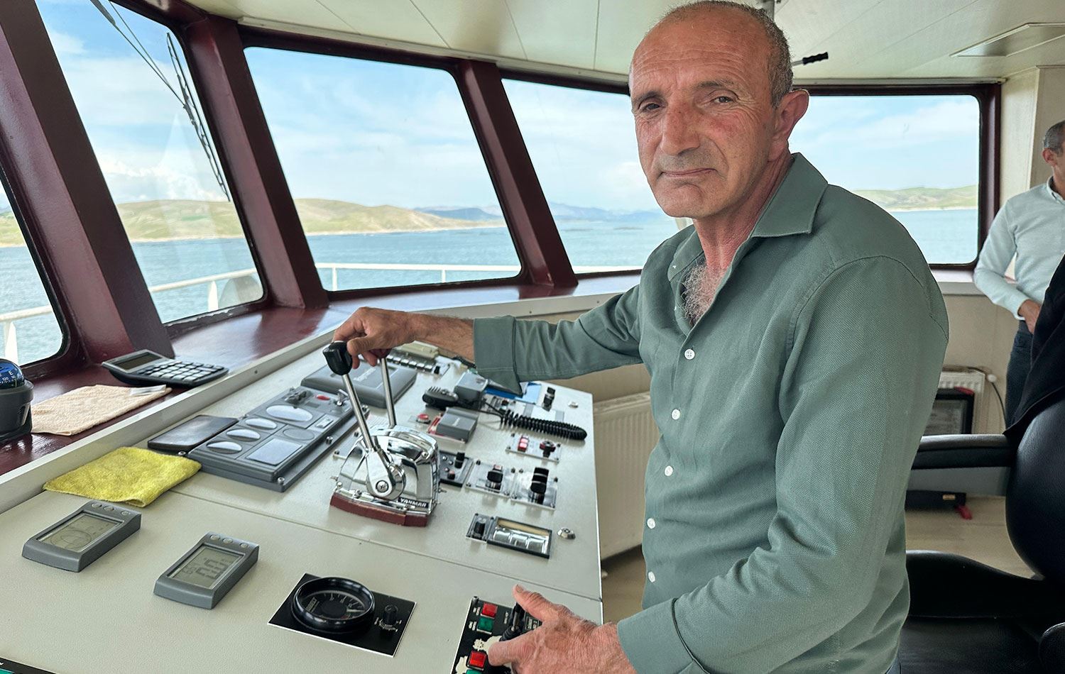 Süleyman Erbil 30 yıldır kaptanlık yapıyor. / Foto: Ali Haydar Gözlü