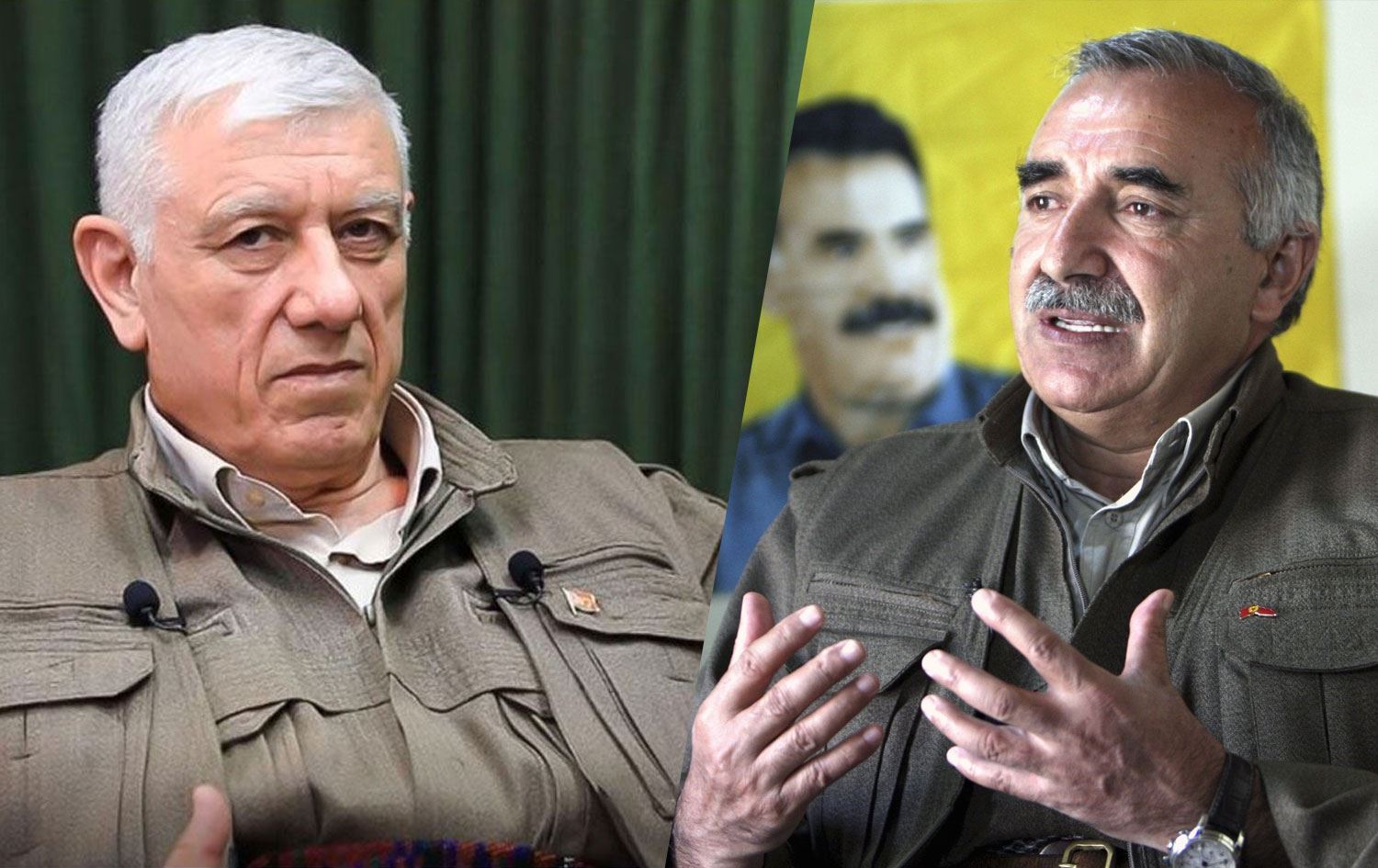 Cemîl Bayik û Murat Karayilan / Wêne: Rûdaw Grafîk 