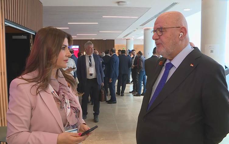 Foto: Rûdaw'a konuşan Irak Başbakanı Muhammed Şiya Sudani’nin yatırım işlerinden sorumlu danışmanı Muhammed Neccar