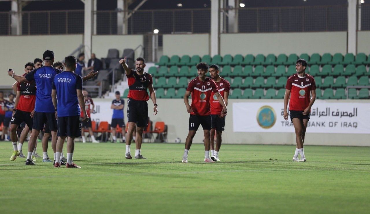 مەشق و راهێنانەکانەکانی هەڵبژاردەی عێراق دەستیانپێکرد