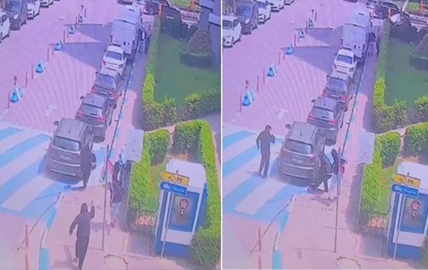 Güvenlik kamerasından kareler 