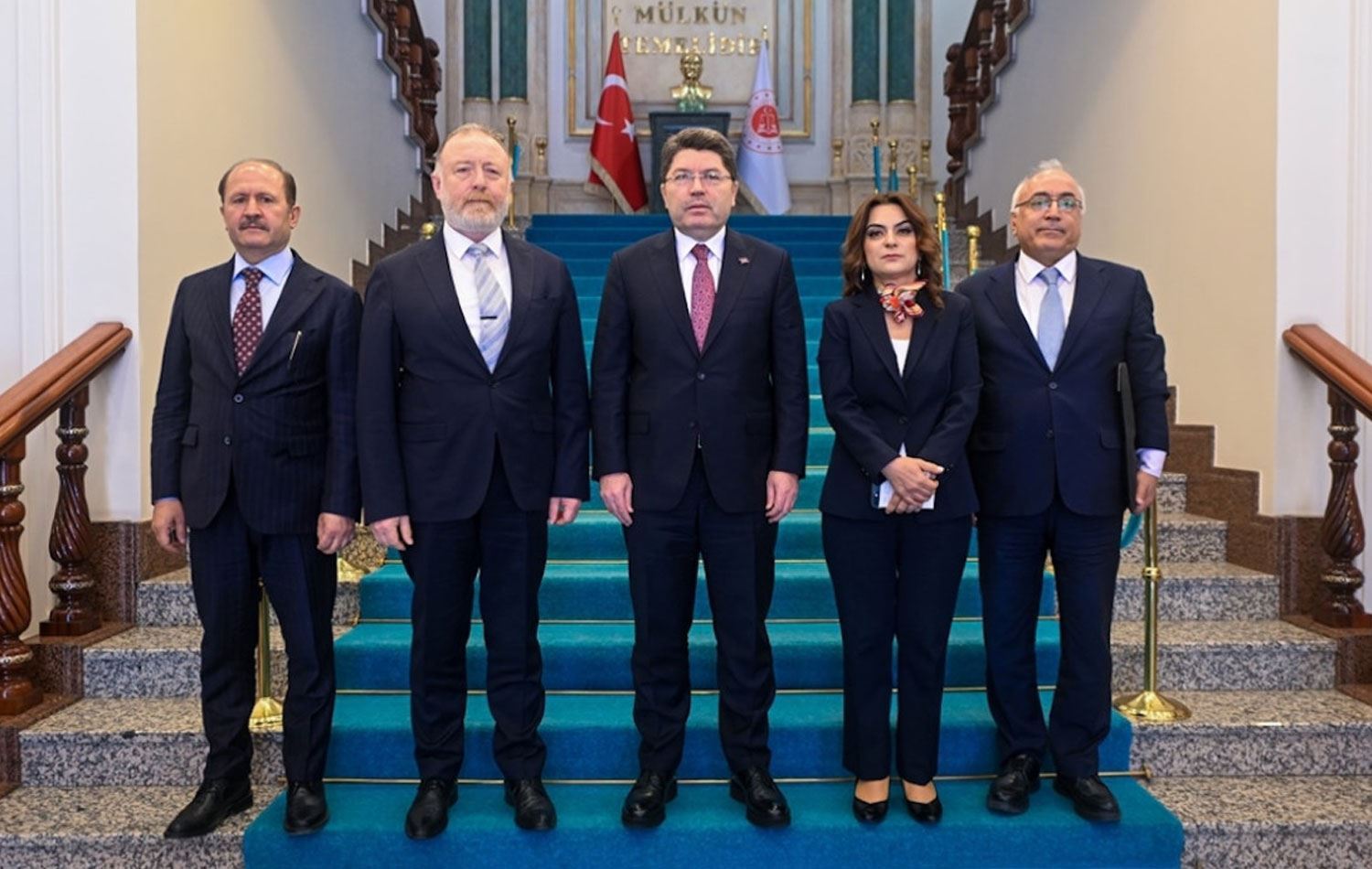 Heyeta DEM Partiyê bi Wezîrê Dadê yê Tirkiyeyê Yilmaz Tunç re hevdîtinek kiribû / Wêne: AA