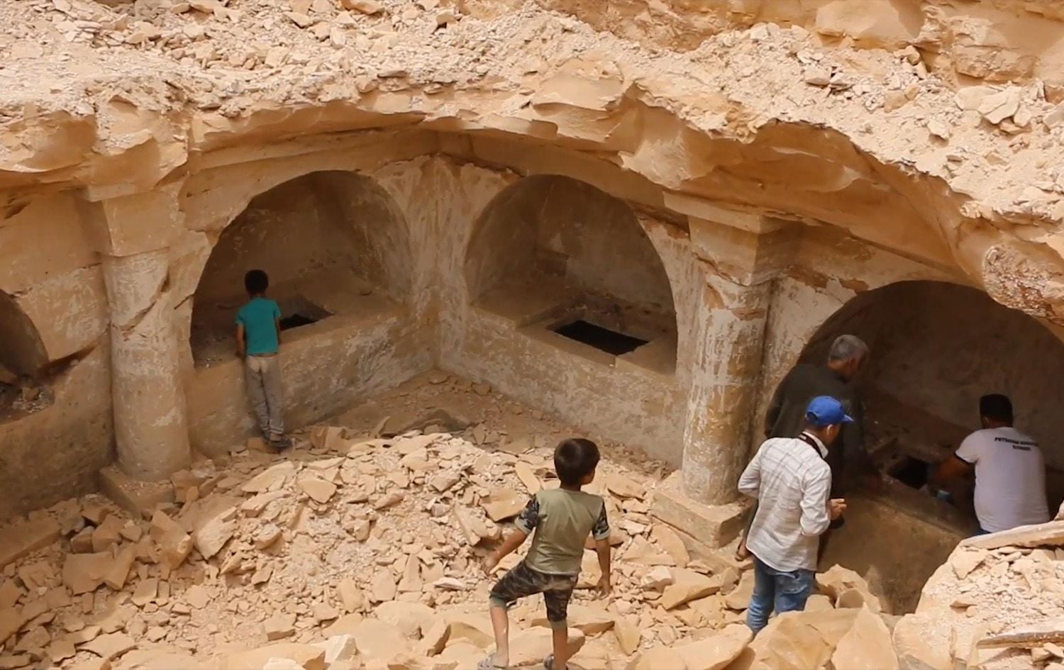 Gorên ku hatine dîtin /Wêne: Ajans