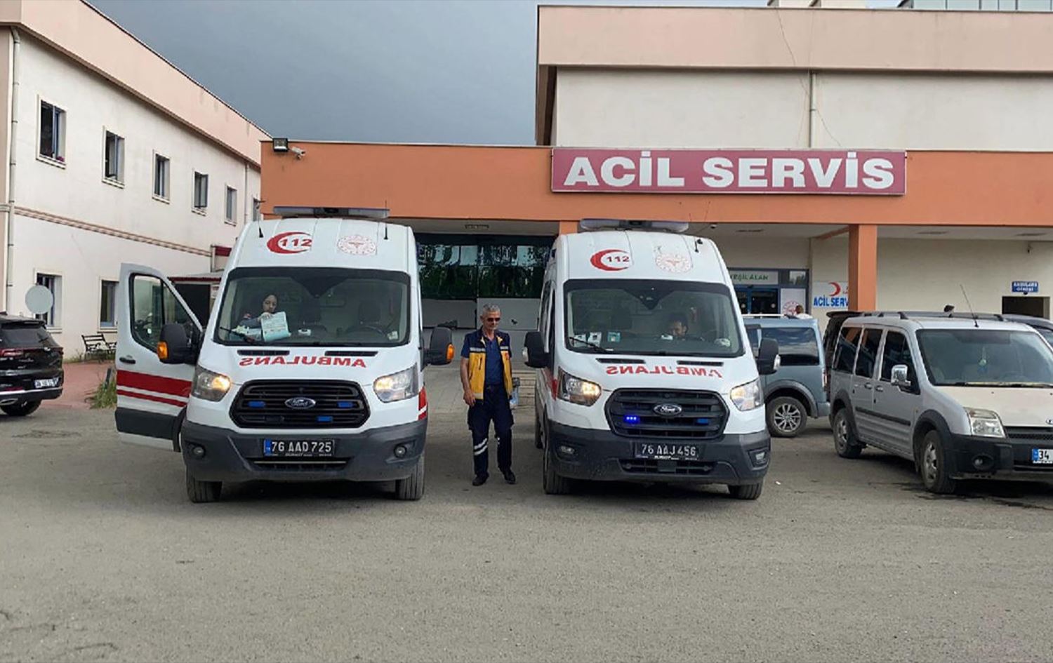 Ber Nexweşxaneya Dewletê ya Îdirê/ Wêne: DHA