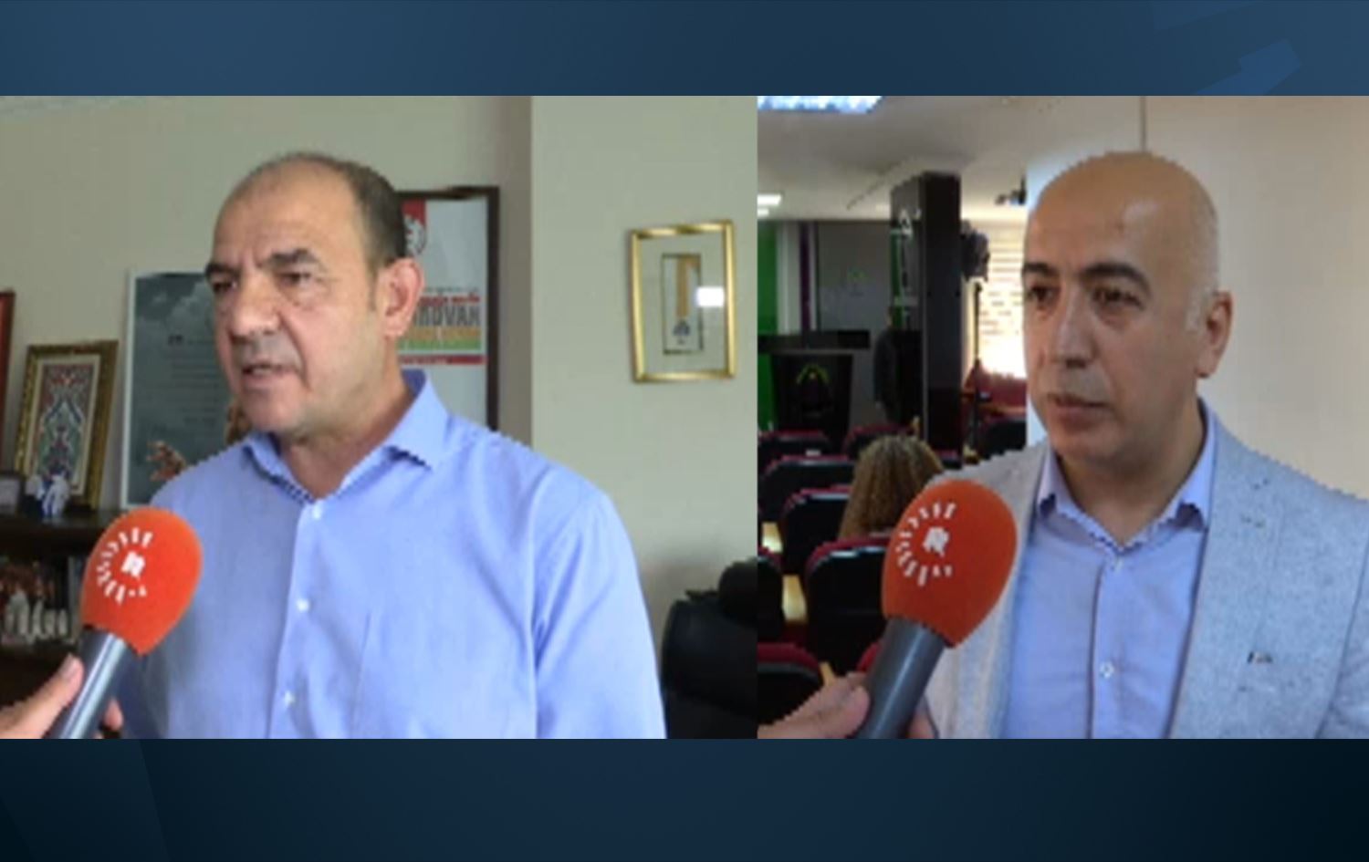 Huseyîn Kuçukbalaban û Cahît Kirkkazak /Wêne: Rûdaw