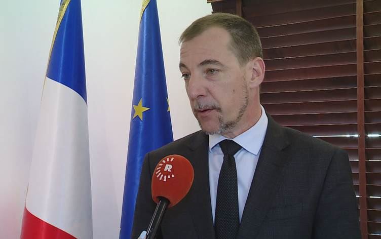 Konsulê Giştî yê Fransayê yê Herêma Kurdistanê Yann Braem/Wêne: Rûdaw